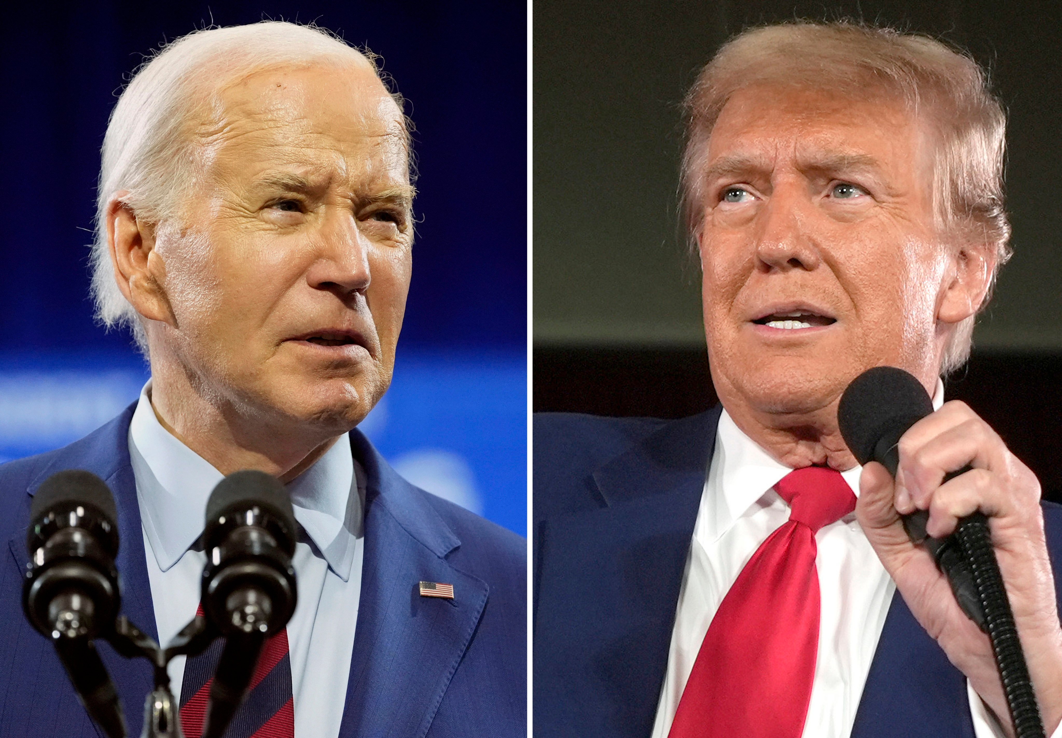 The agreement between US President Joe Biden and Republican challenger Donald Trump ends months of uncertainty over whether the candidates would debate at all. Photos: AP