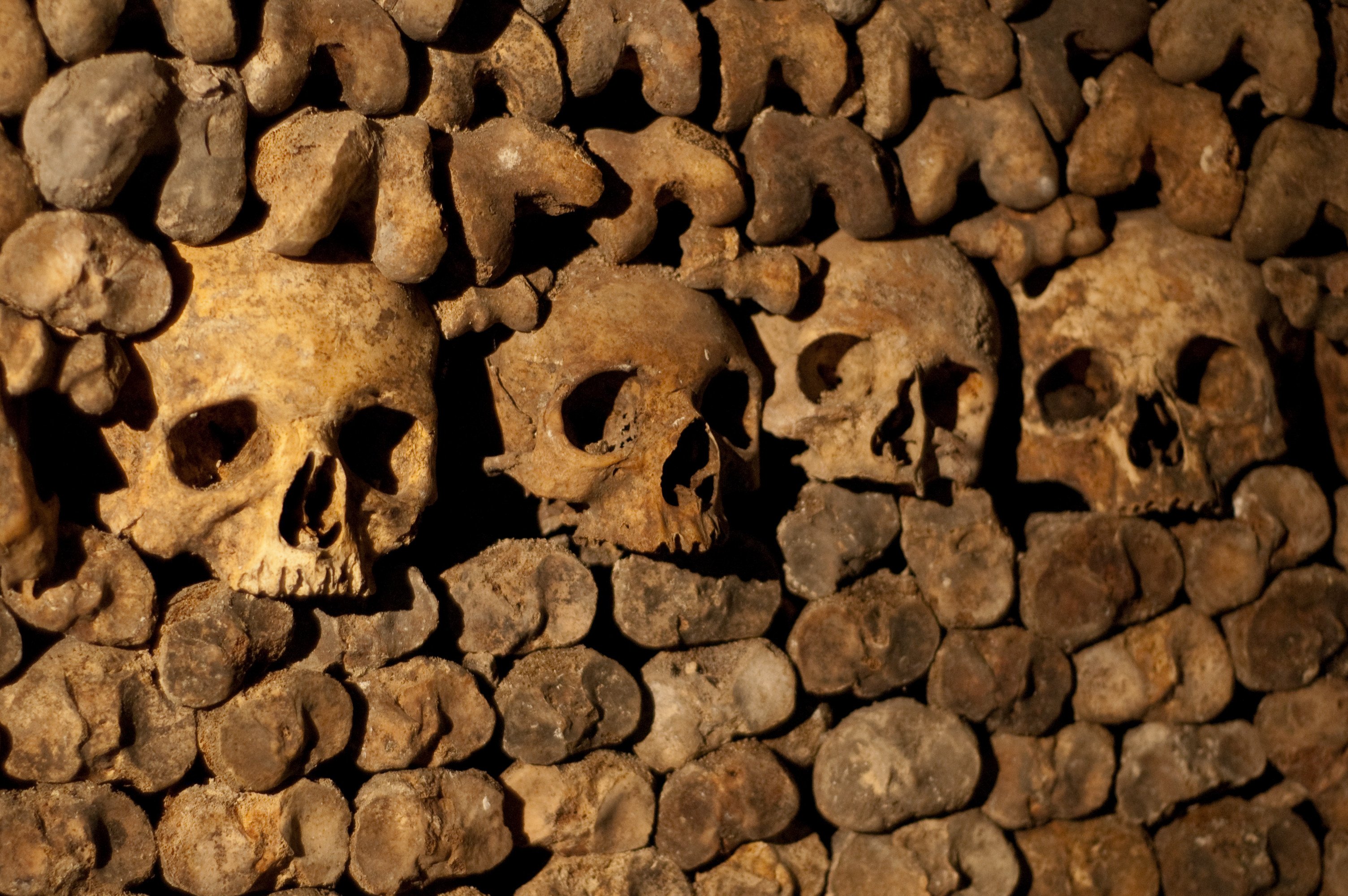 The Paris Catacombs, containing the remains of millions of Parisians, are among the world’s most popular underground attractions. Photo: Shutterstock