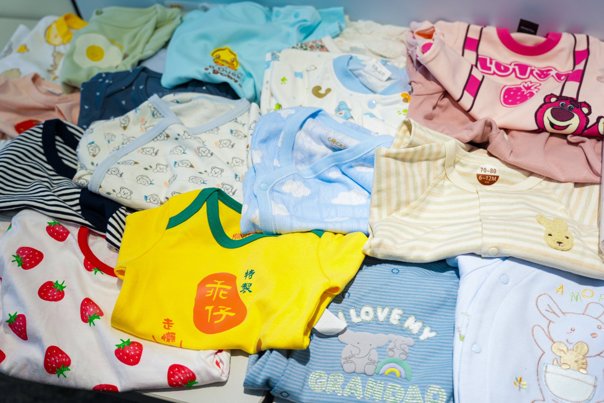 Clothing items tested by the Consumer Council. Photo: Eugene Lee