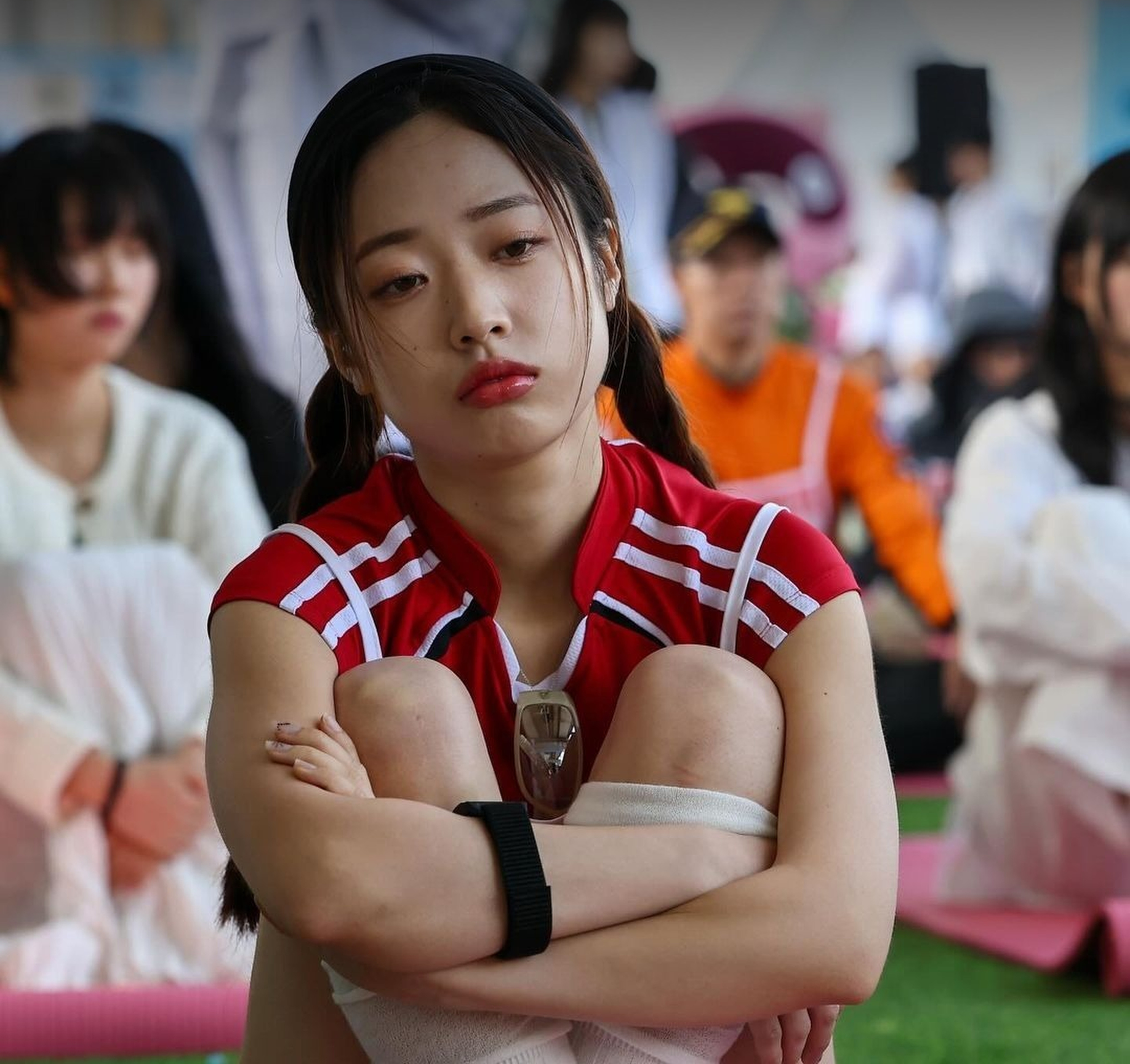 A participant In the Space-Out Competition held in Seoul, South Korea. Photo: Instagram