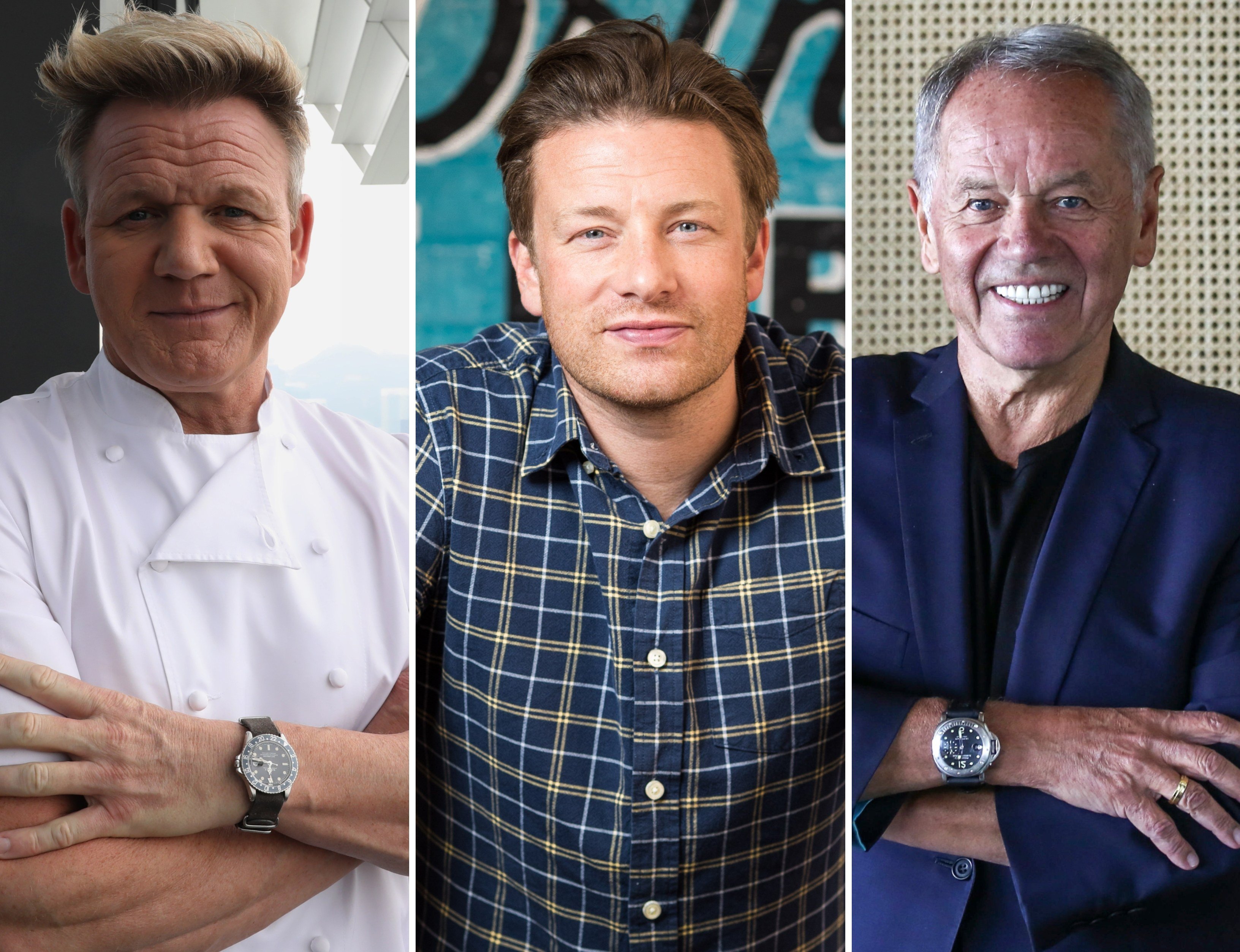 Gordon Ramsay, Jamie Oliver and Wolfgang Puck are among some of the richest celebrity chefs in the world. Photos: SCMP Archive