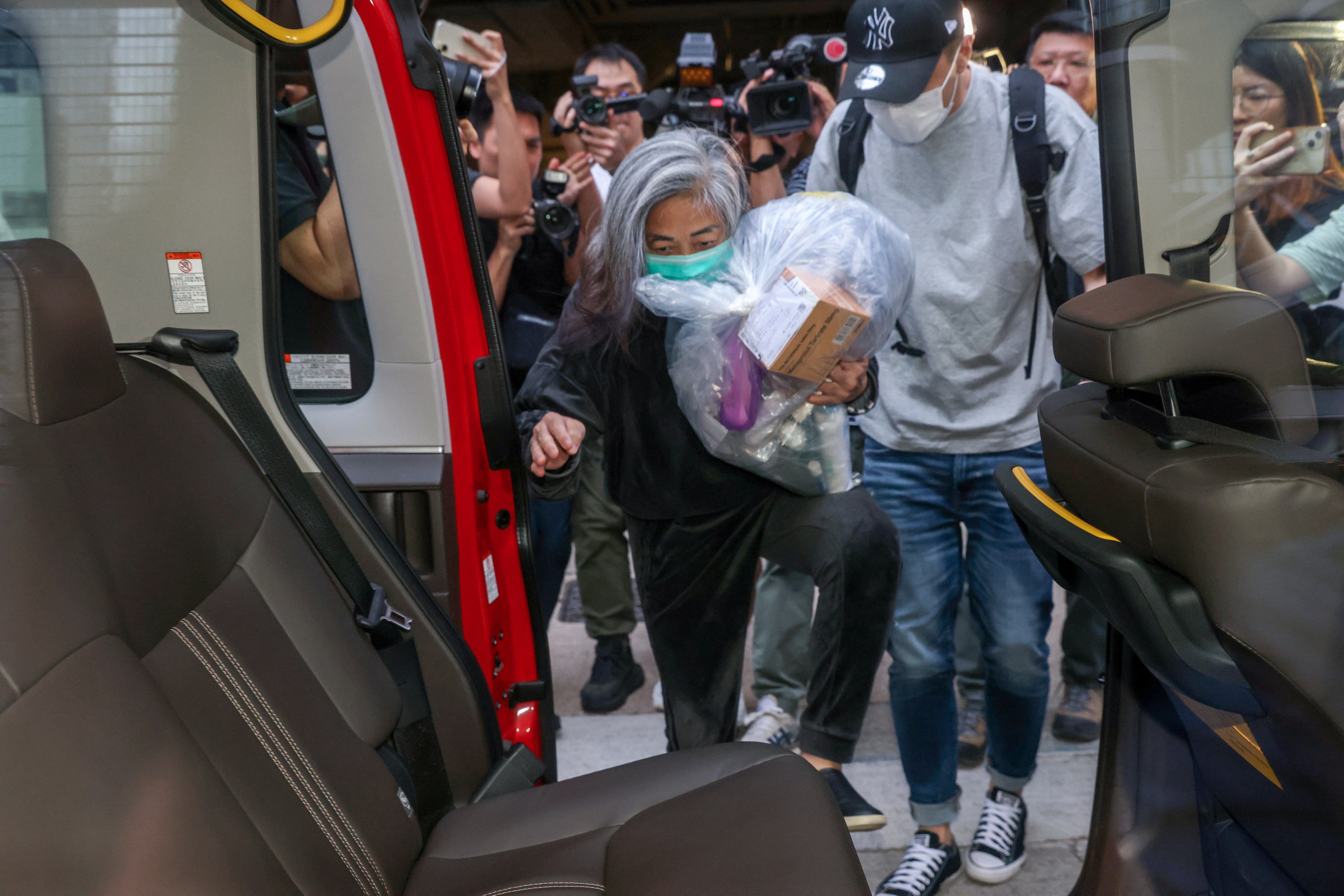 Jenny Li, former mother-in-law of slain Hong Kong socialite Abby Choi, was released from jail on bail. Photo: Yik Yeung-man