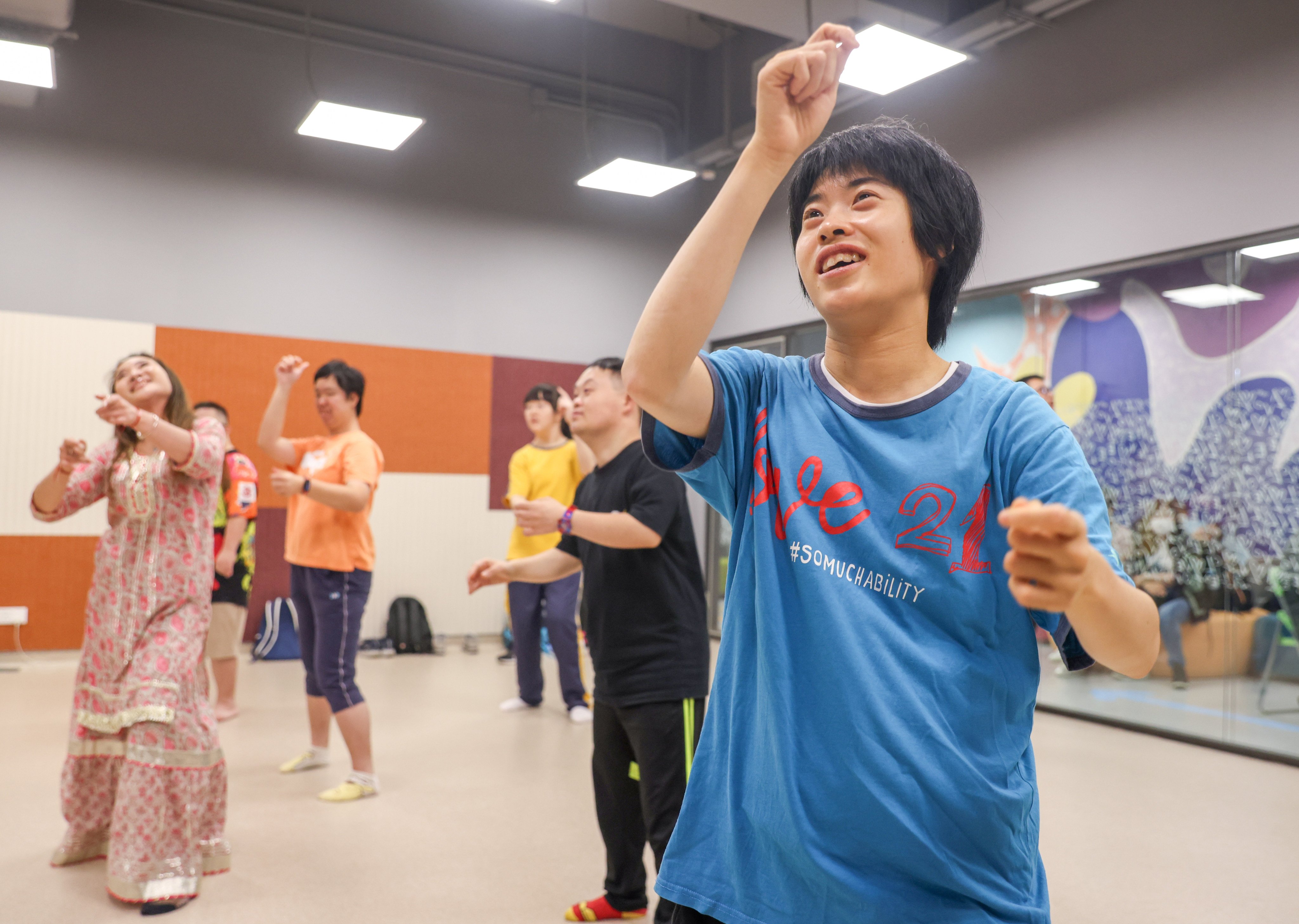 The Love 21 Foundation empowers the neurodiverse community through sports, art, nutrition and mental health support programmes free of charge. Photo: Yik Yeung-man