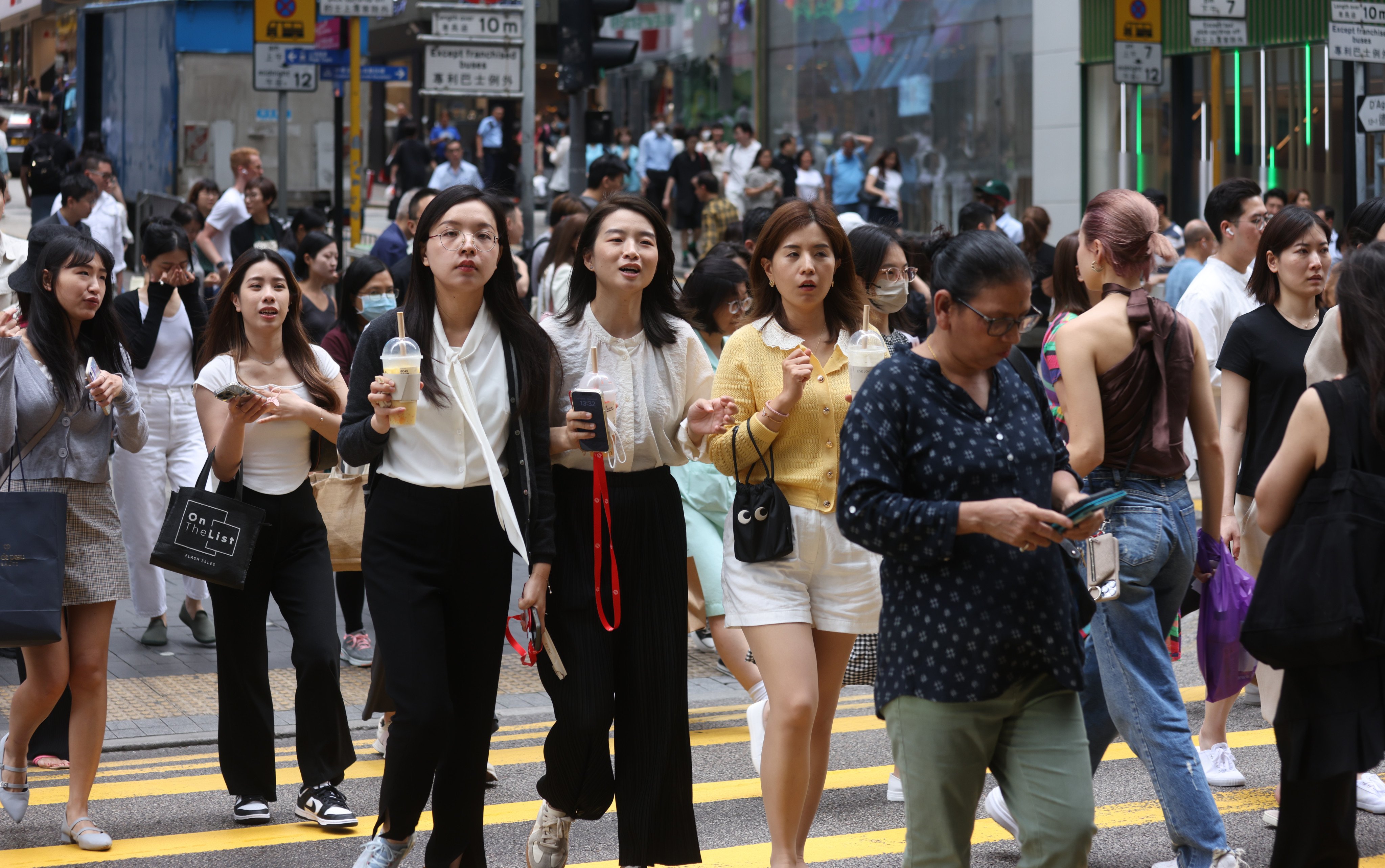 In the first three months of 2024, Hong Kong’s tourism arrivals jumped 154.3 per cent to 11.22 million, led by growth in mainland Chinese visitors. Photo: Yik Yeung-man