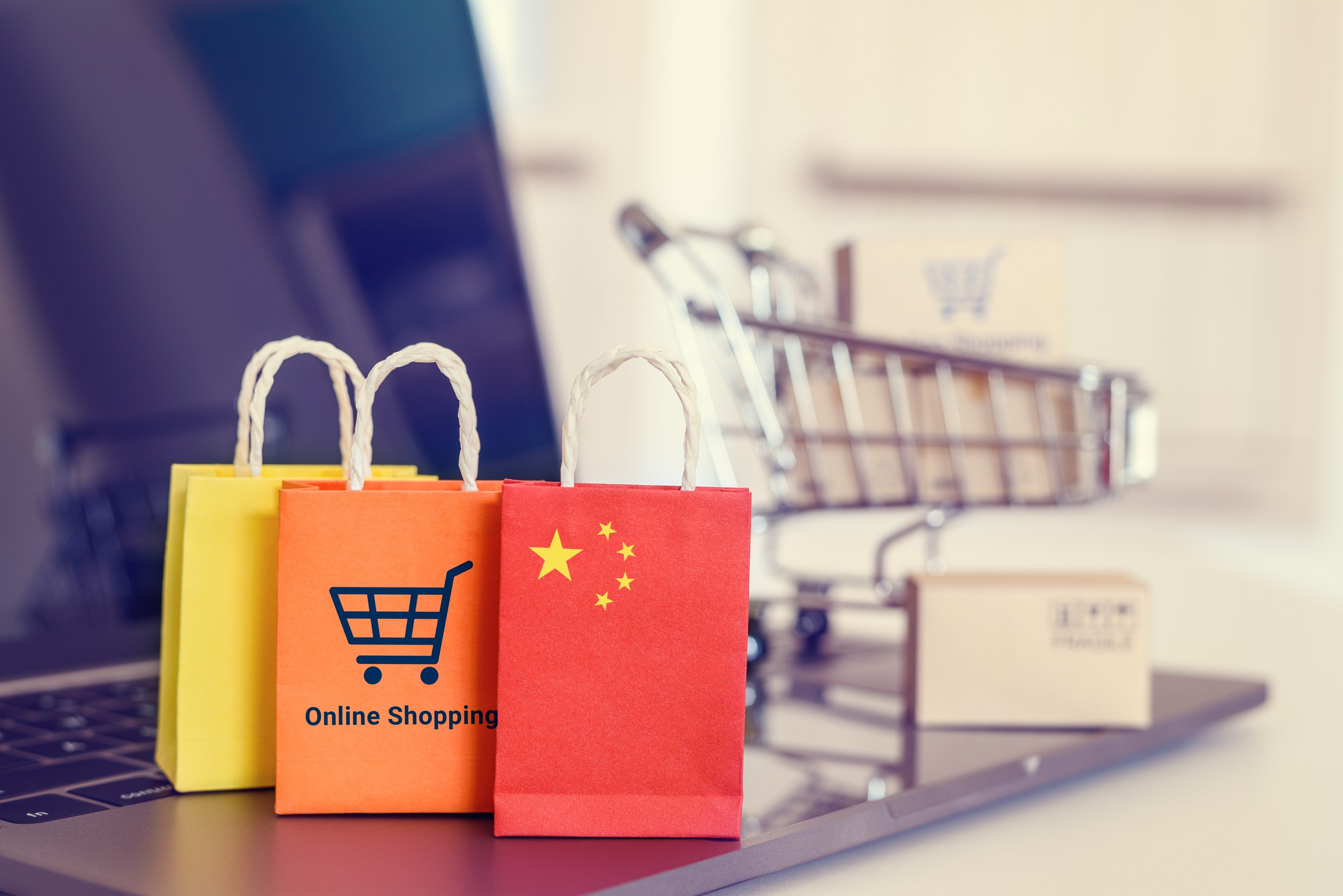 The upbeat forecast for China’s e-commerce market reflects the better-than-expected financial results of industry stalwarts Alibaba Group Holding and JD.com in the March quarter. Photo: Shutterstock