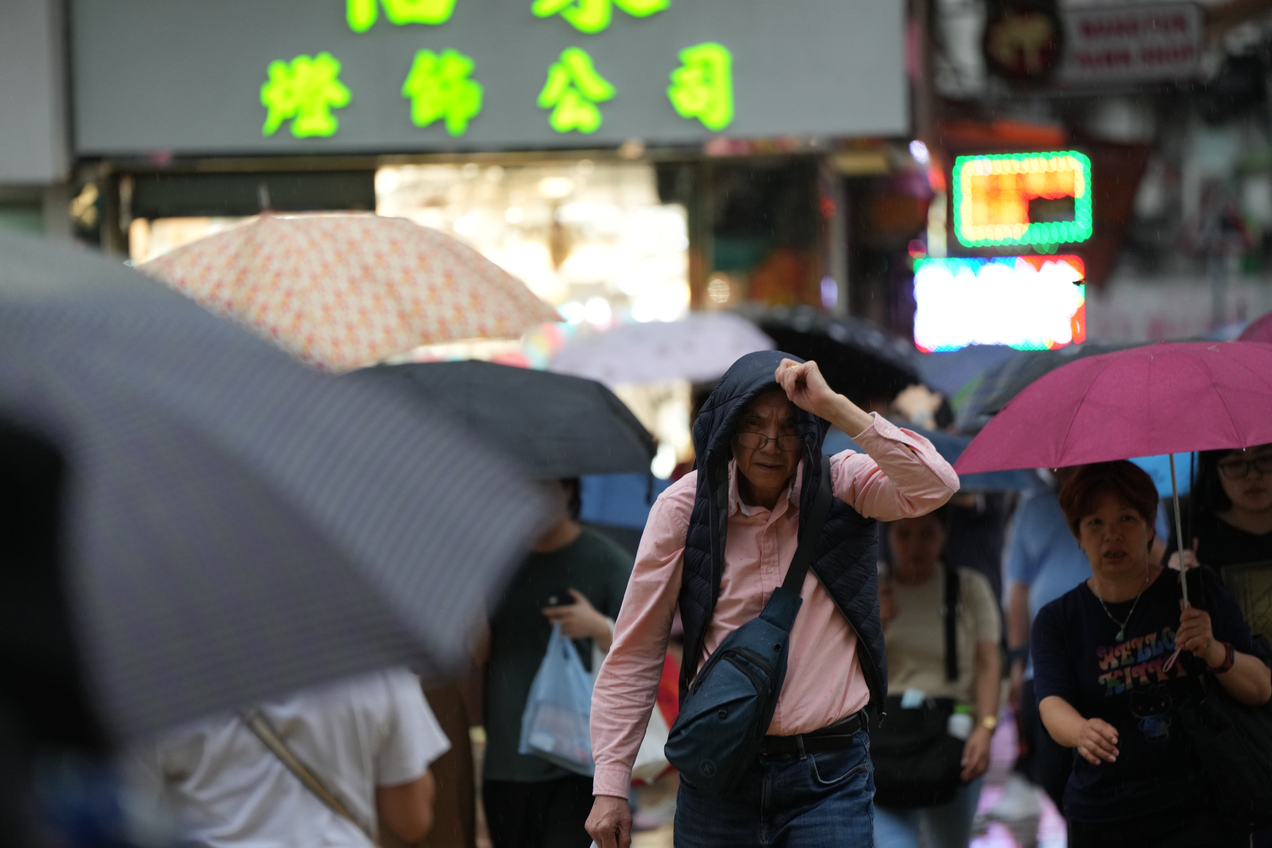 Thunderstorms are predicted for Sunday and Monday nights, as well as eight straight days of rain. Photo: Sam Tsang