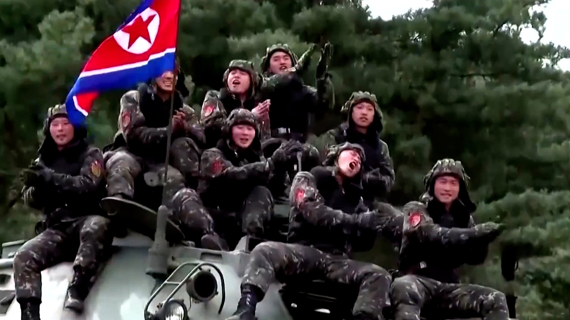Screen capture of SCMP video of North Korean propaganda song praising North Korea’s leader Kim Jong-un on social media platform TikTok. Photo: SCMPOST