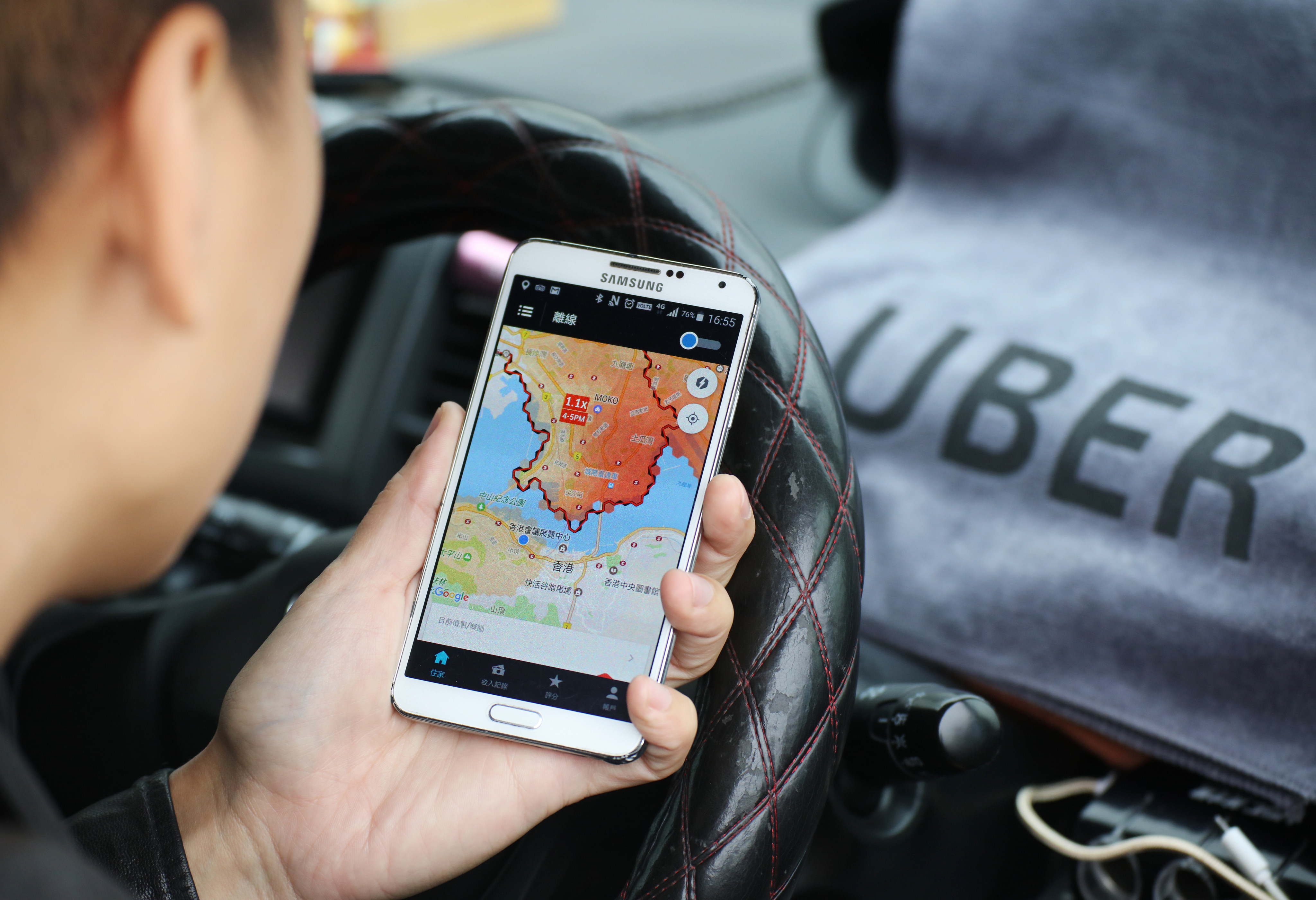 Uber has been in the city since 2014, but many drivers are believed to be operating without a private hire car permit. Photo: Felix Wong