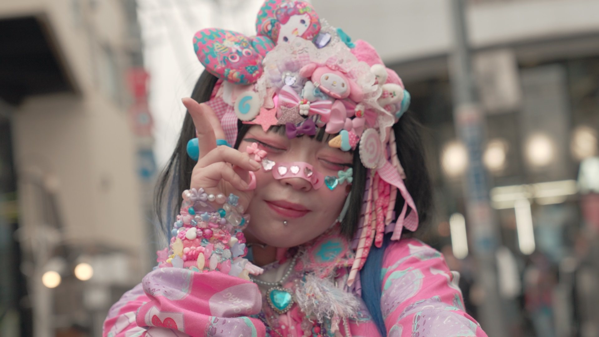 Nico, the organiser of Neo-Decora Kai in Harajuku, Tokyo, poses for a photo. Photo: Jonathan Vit