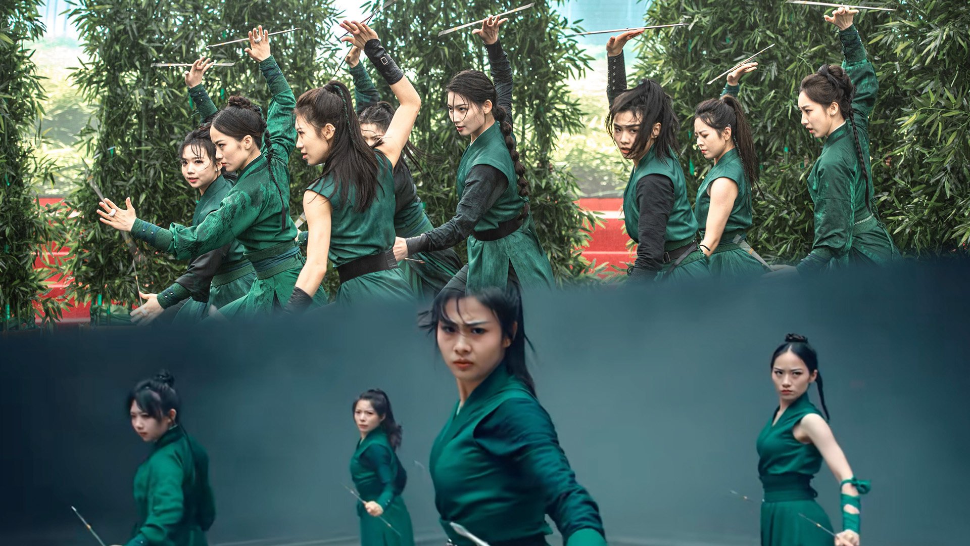 Since its launch in May, an all-female martial arts group in China has captivated audiences and garnered widespread attention, breathing new life into the ancient fighting genre. 
Photo: SCMP composite/Douyin/Weibo