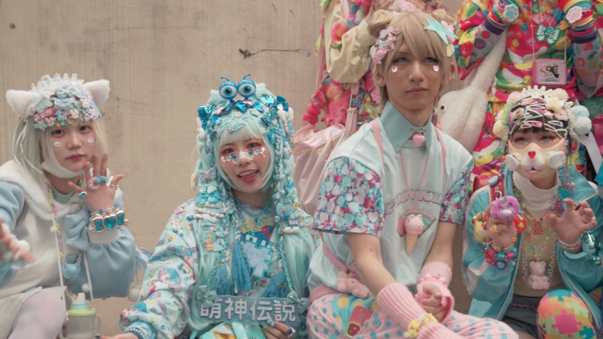 Three participants of a recent Neo-Decora Kai event in Harajuku, Tokyo. Decora, a fashion subculture that had fallen out of favour by the end of the 2010s, is seeing a resurgence. Photo: Jonathan Vit
