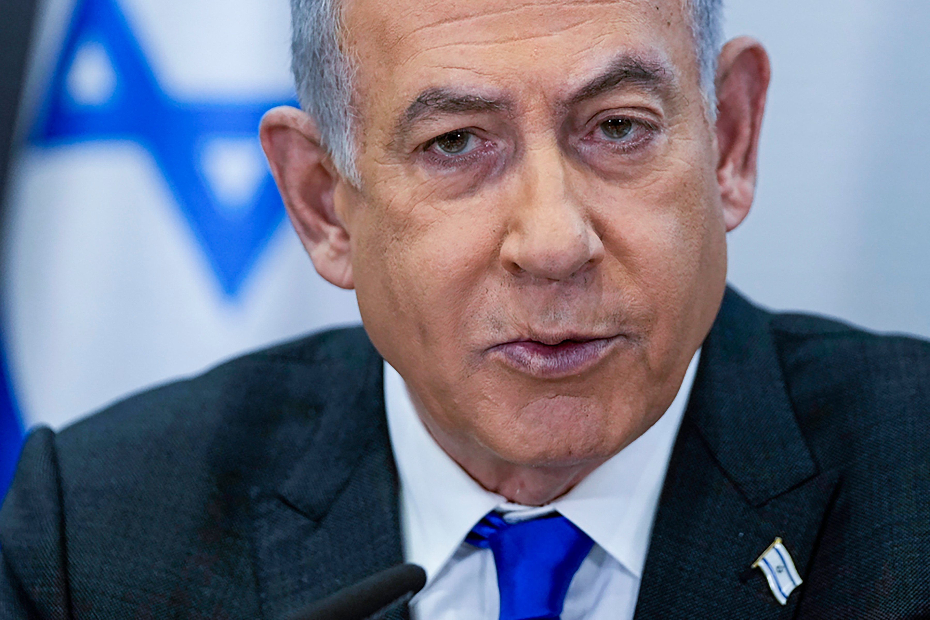 Israel Prime Minister Benjamin Netanyahu. The chief prosecutor at the International Criminal Court is seeking arrest warrants for Netanyahu and top Hamas leaders. Photo: AP/Pool
