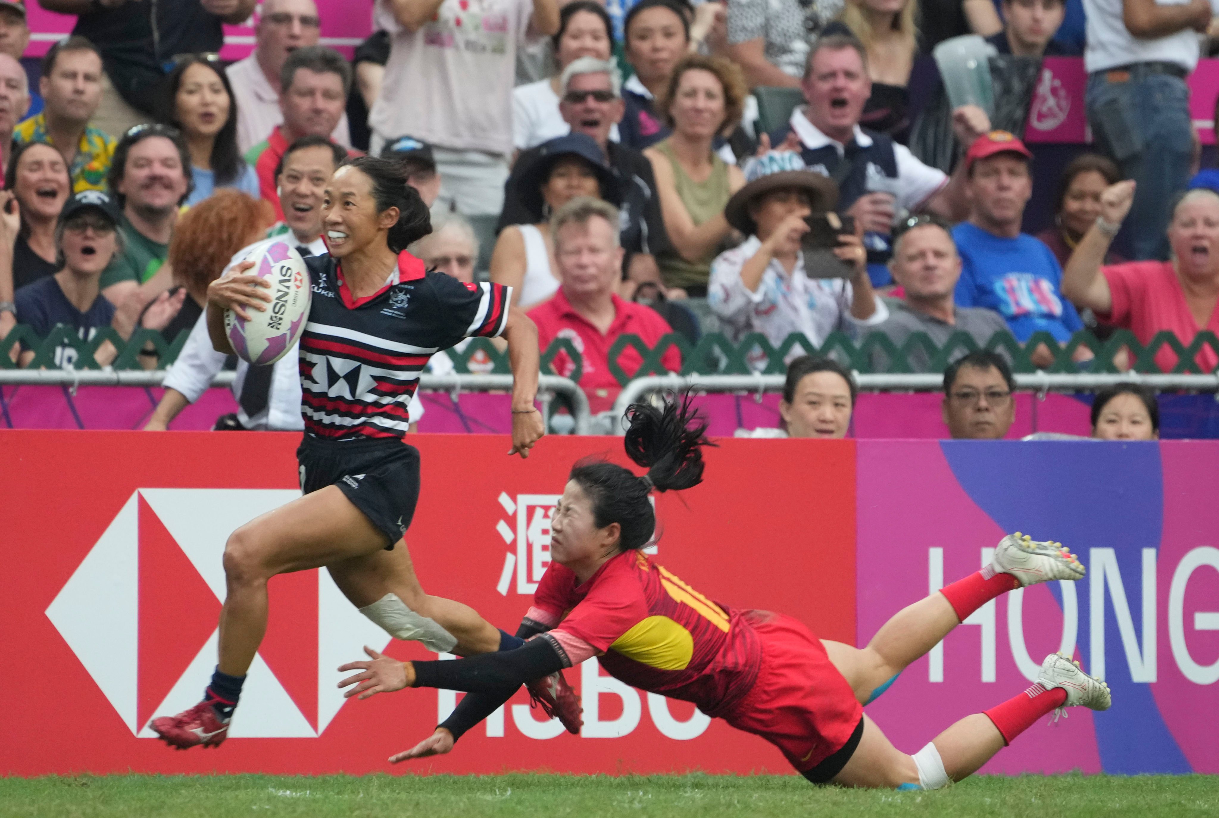 Chong Ka-yan will start on the wing for Hong Kong against Japan, after missing a sevens tournament in Poland. Photo: Sam Twang