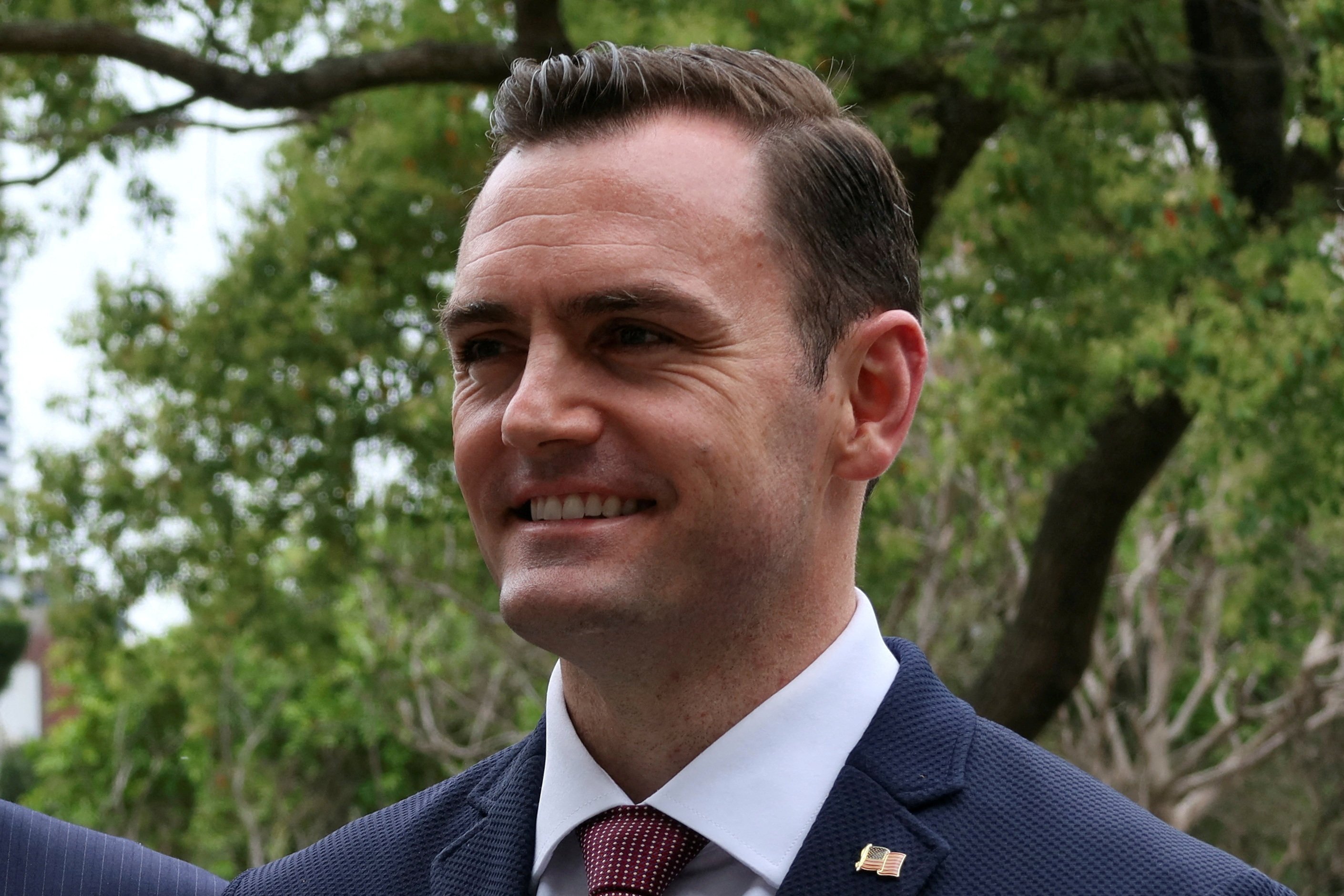 Former US Representative Mike Gallagher visited Taiwan earlier this year. Photo: Reuters