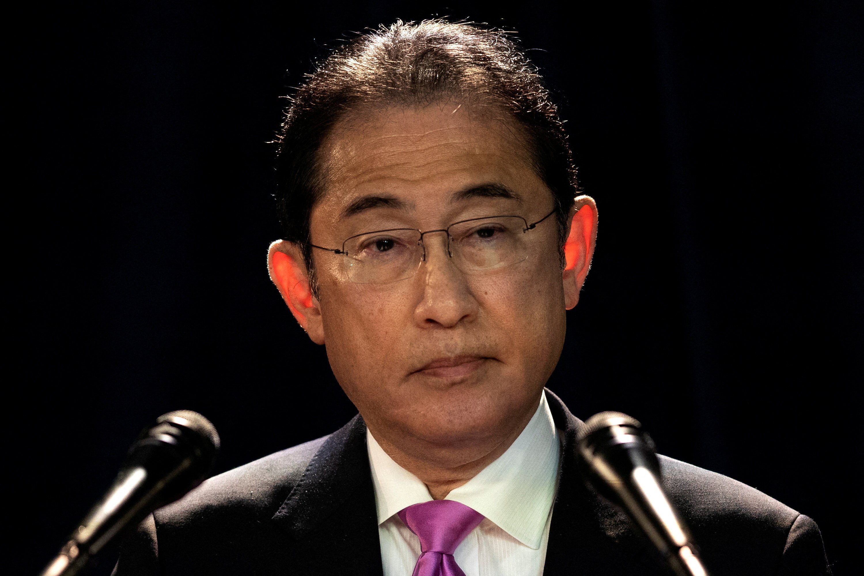 Japan’s Prime Minister Fumio Kishida faces plummeting public support according to the latest poll. Photo: Reuters