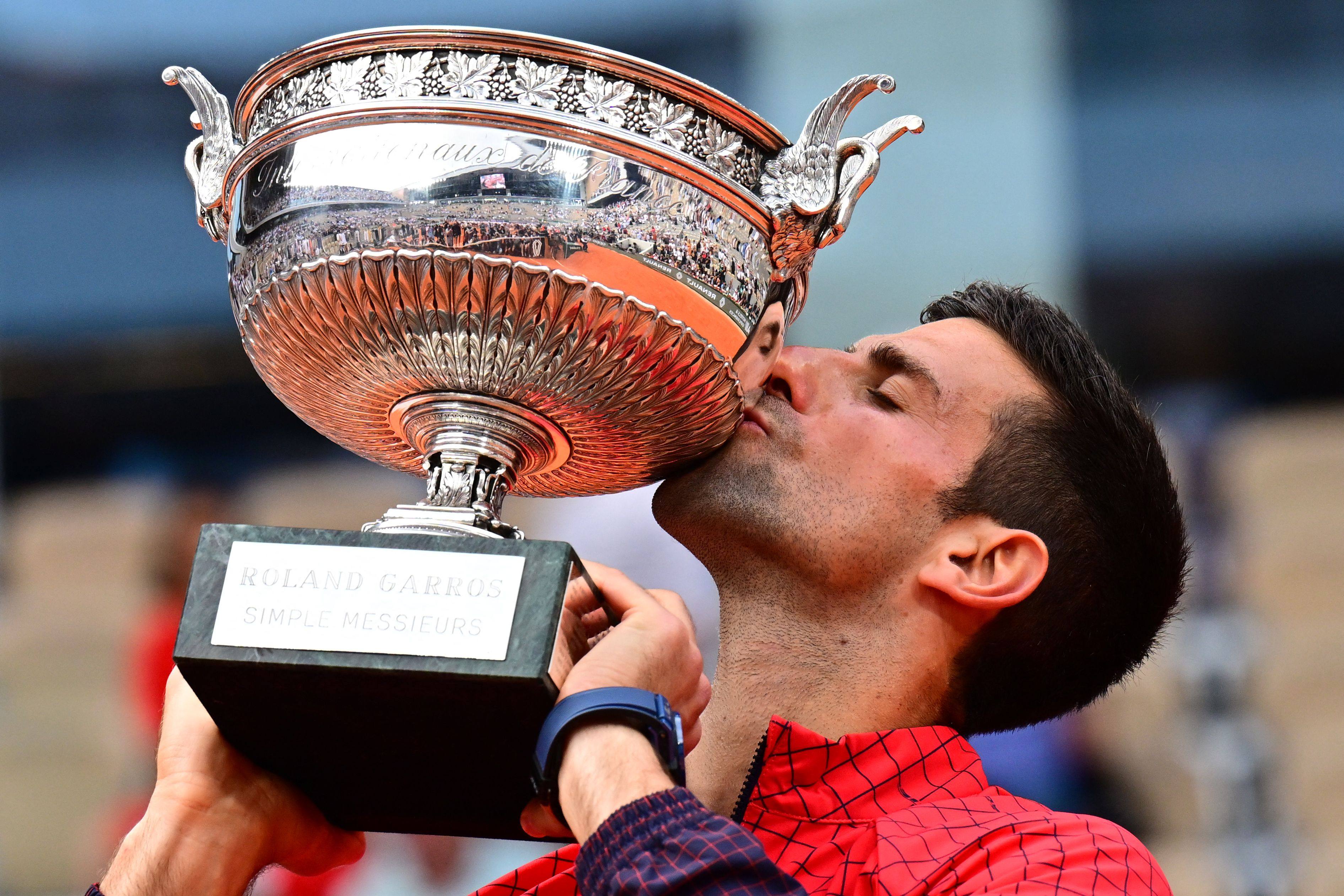 Novak Djokovic is looking to defend his men’s singles title at the 2024 French Open. Photo: AFP