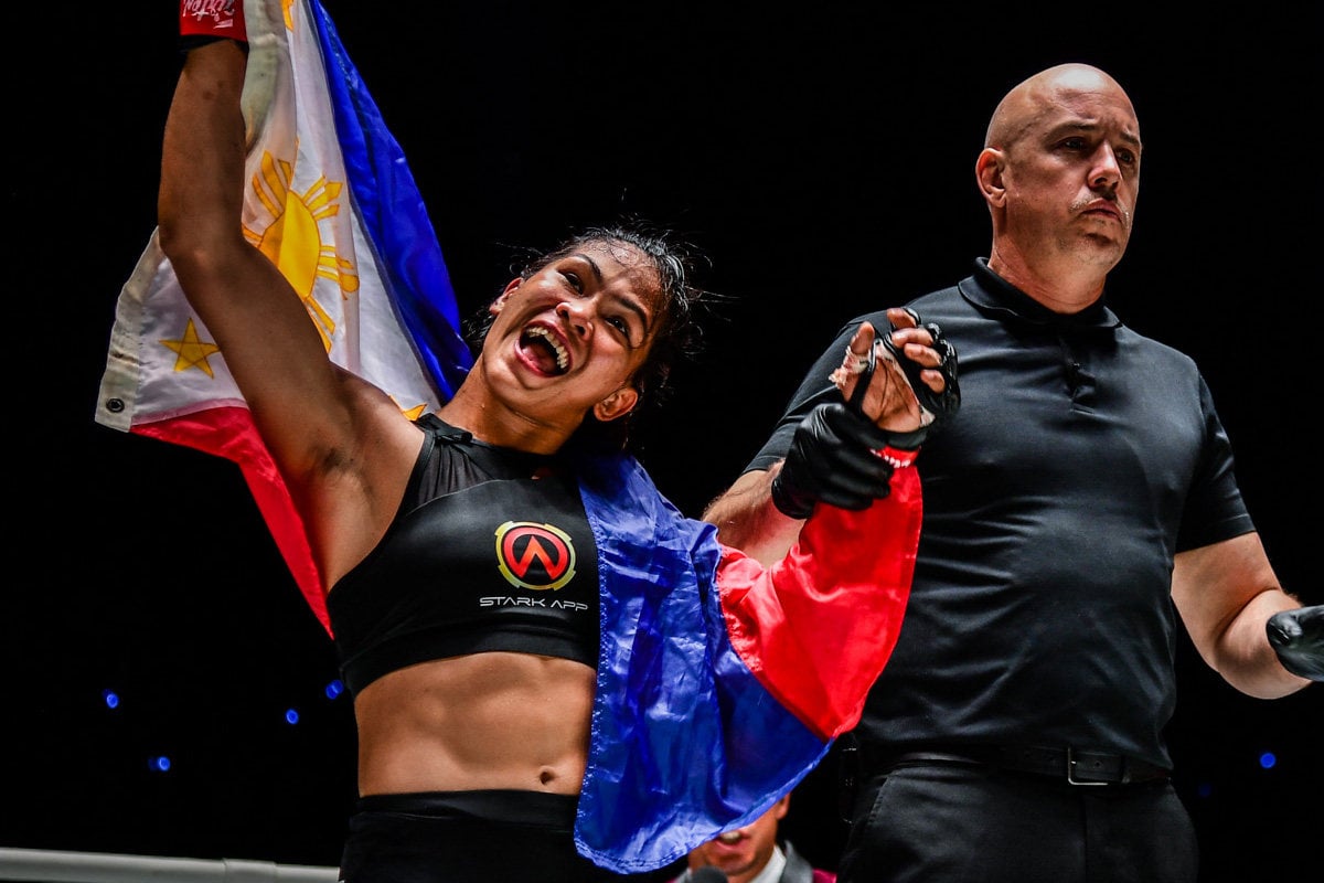 Denice Zamboanga has seen her atomweight title shot cancelled after Stamp Fairtex’s injury. Photo: ONE Championship