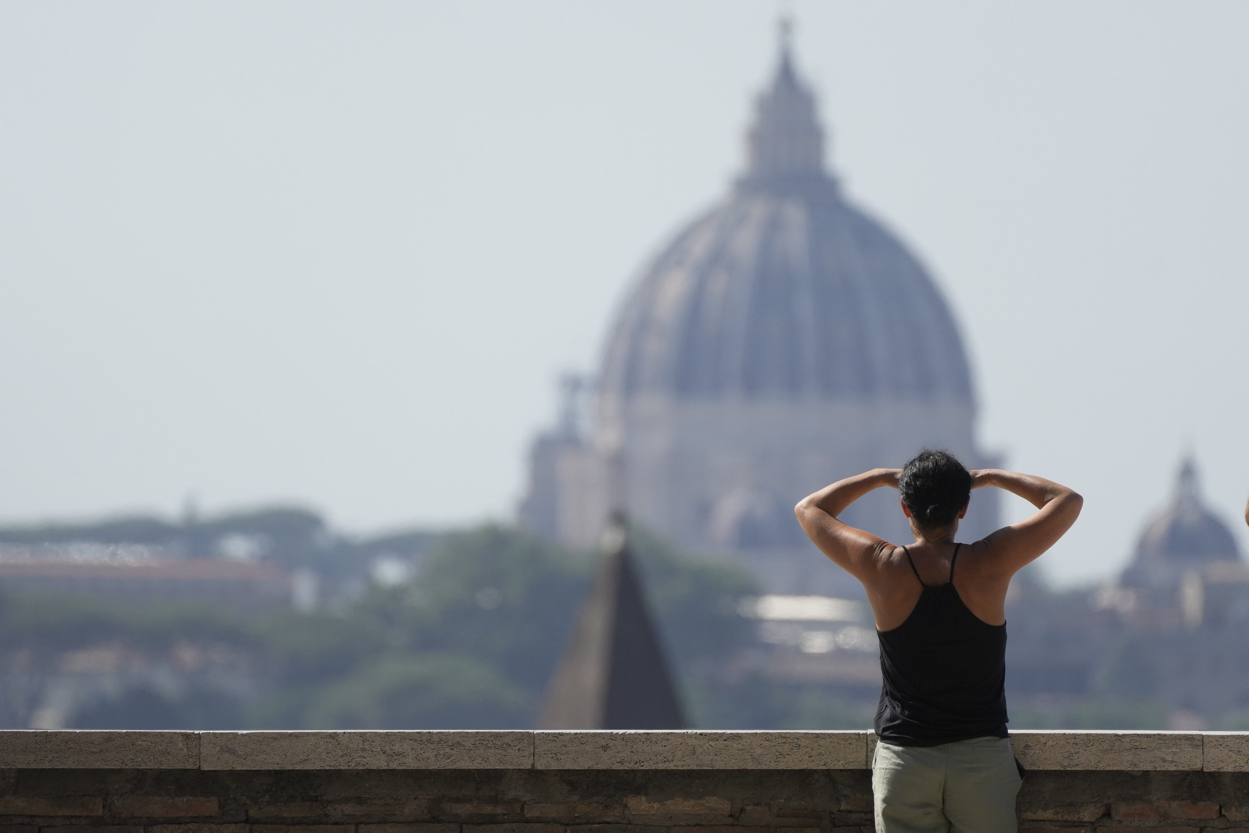 The St. Peter’s Dome in Rome, Italy. Photo: AP