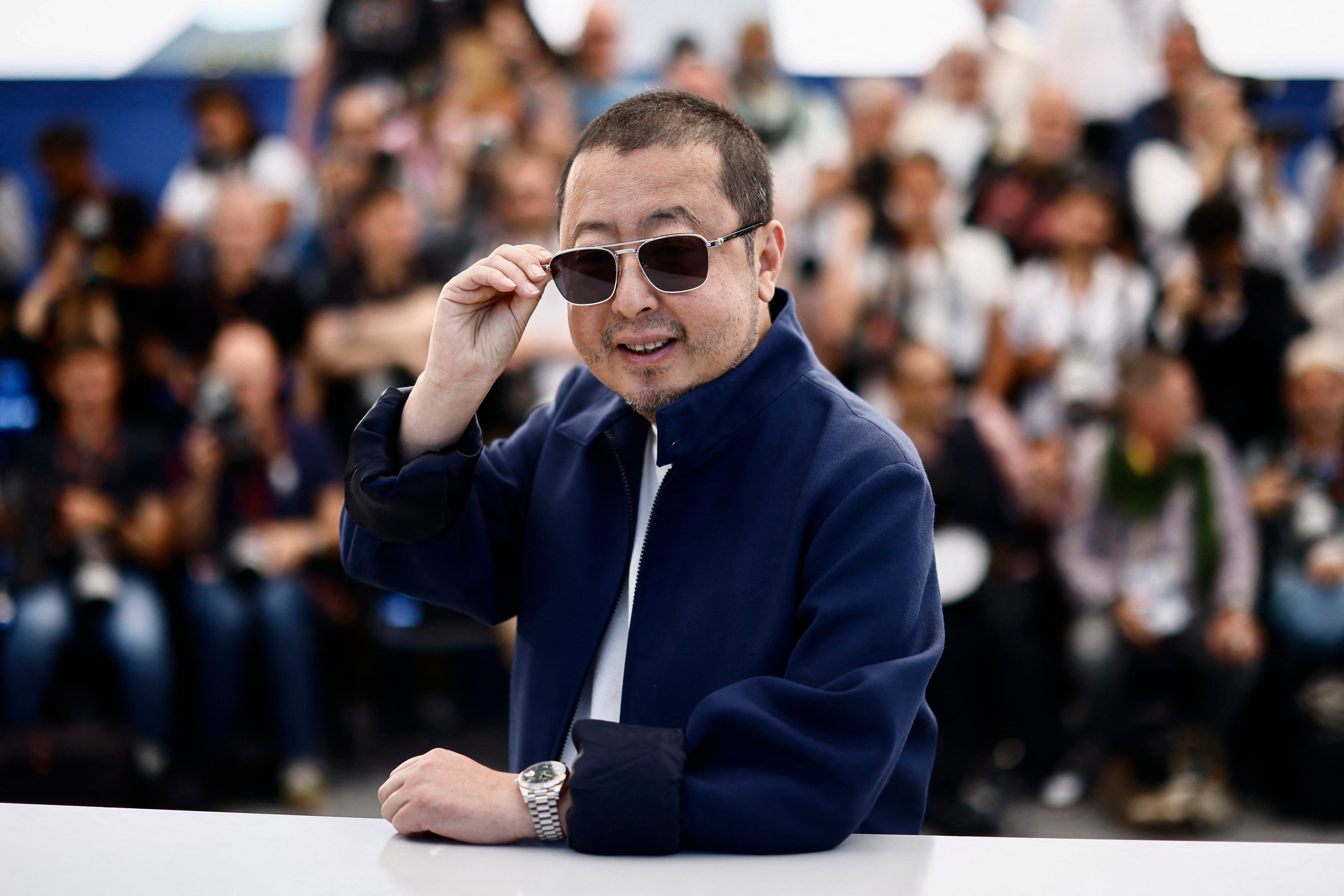 Chinese director Jia Zhangke at the 2024 Cannes Film Festival. The 53-year-old talks about his new film Caught by the Tides, which captures the changes he witnessed over the two decades it took to make. Photo: Reuters
