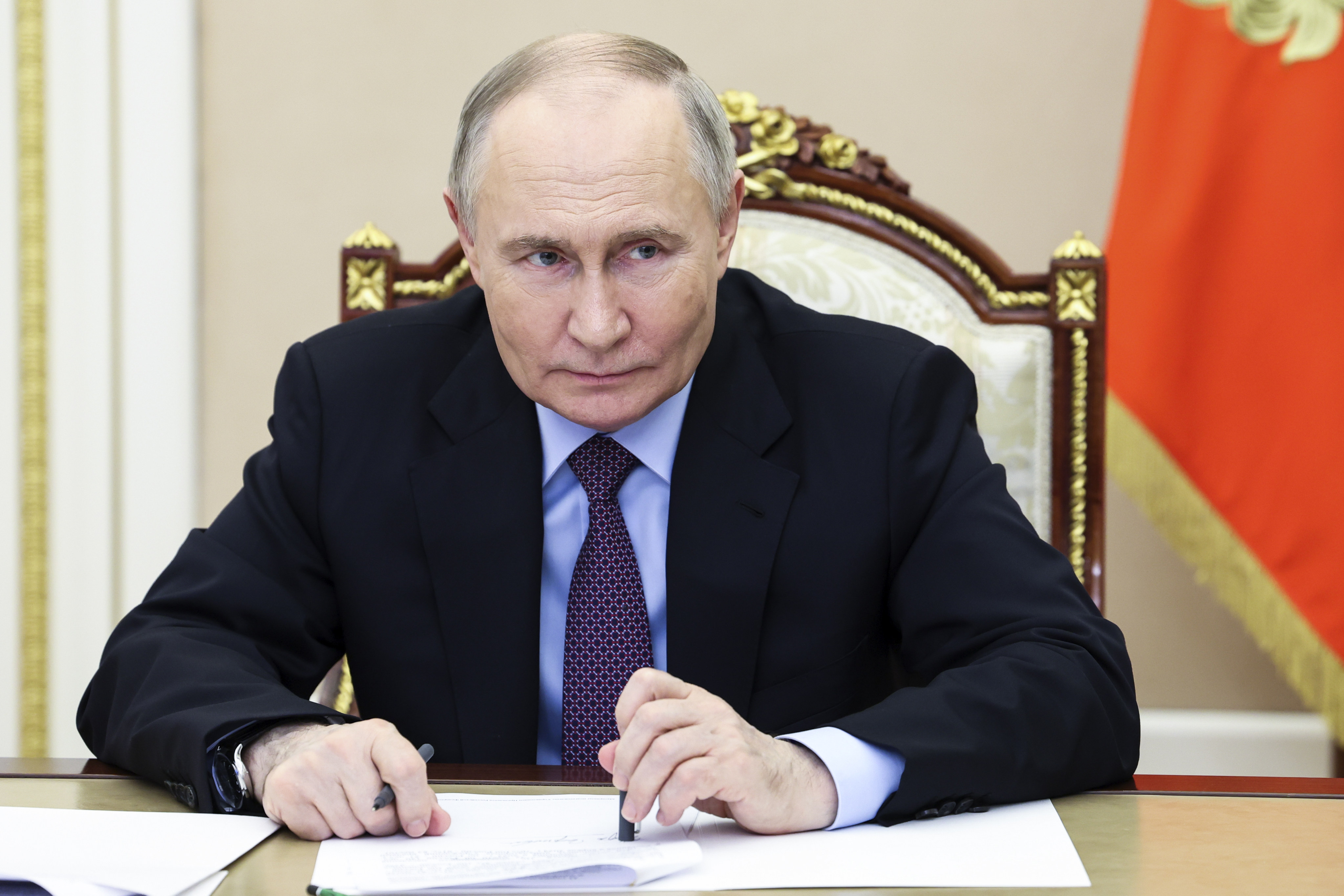 Russian President Vladimir Putin. Photo: Kremlin Pool Photo via AP
