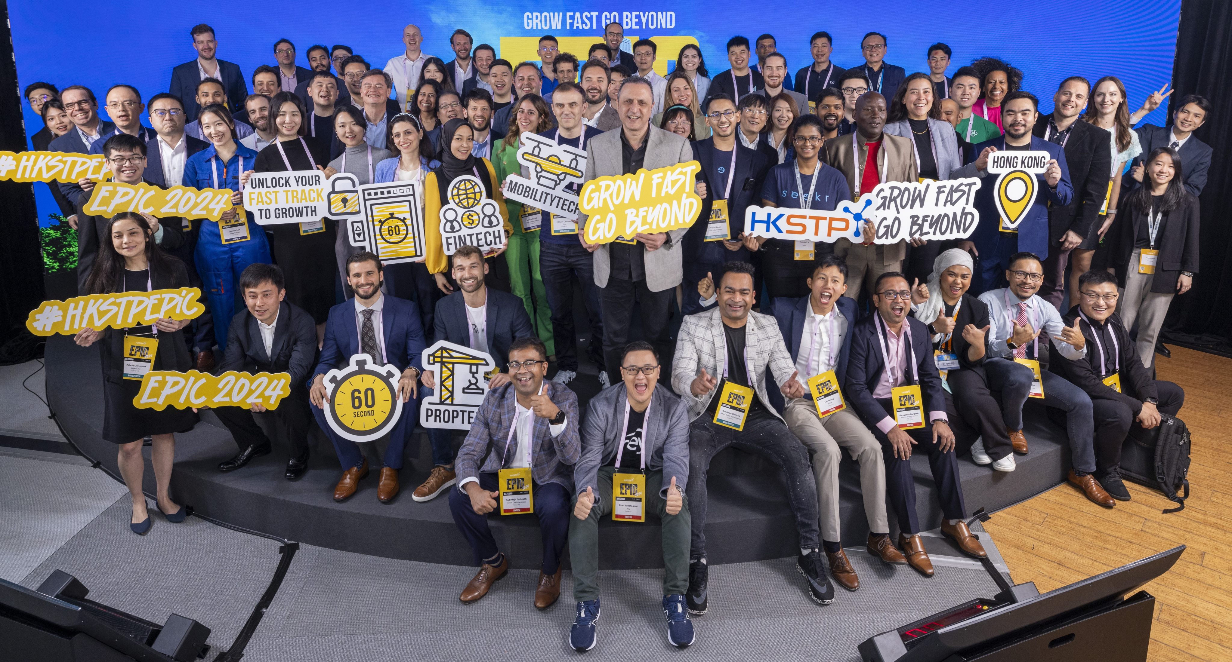 The grand finale of HKSTP’s Elevator Pitch Competition (EPiC) 2024 featured more than 70 start-ups from around the world, representing the fintech, proptech and mobility tech sectors.