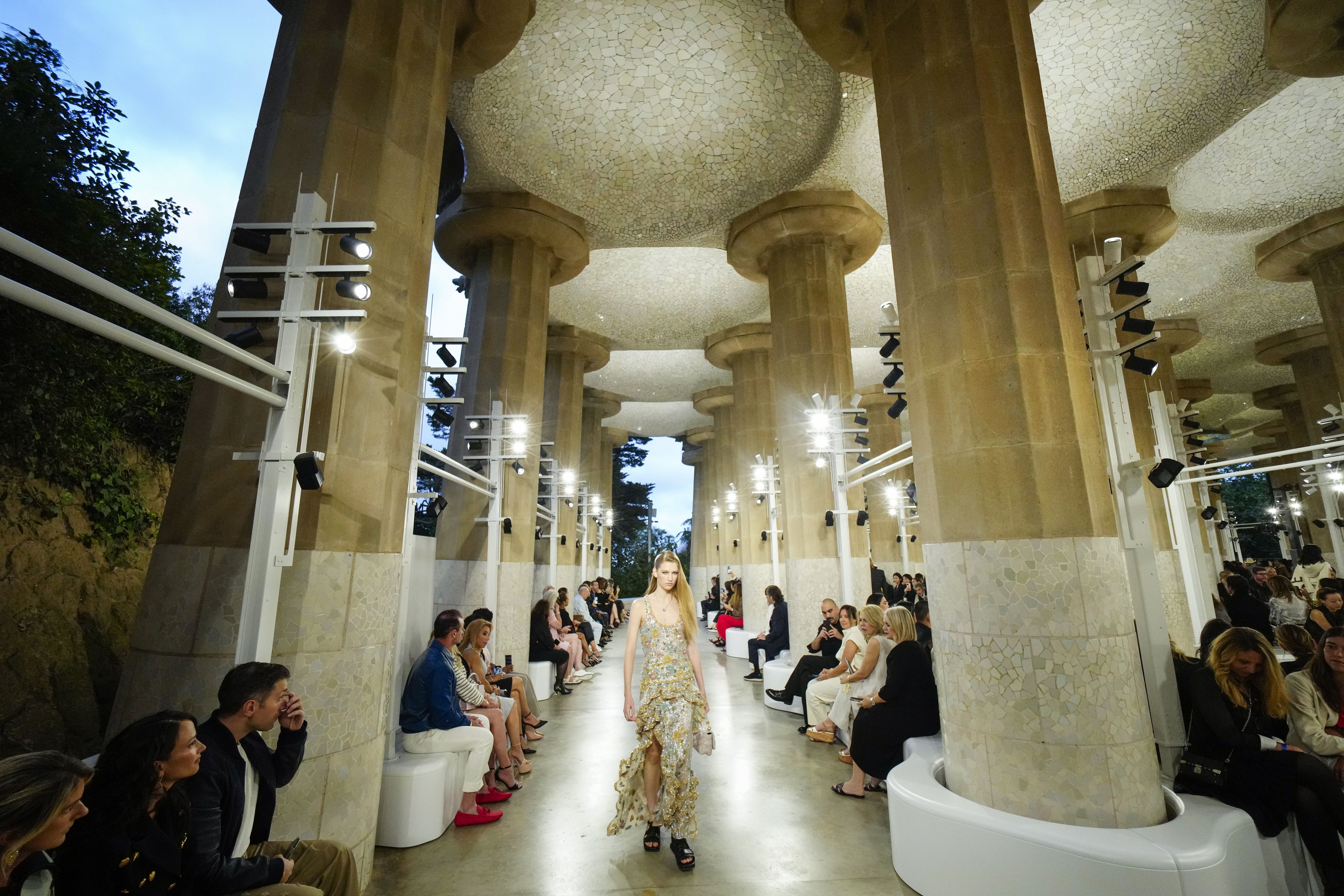 Designer Nicolas Ghesquière staged his Louis Vuitton cruise 2025 show in Barcelona, Spain, on May 23. Photo: EPA-EFE