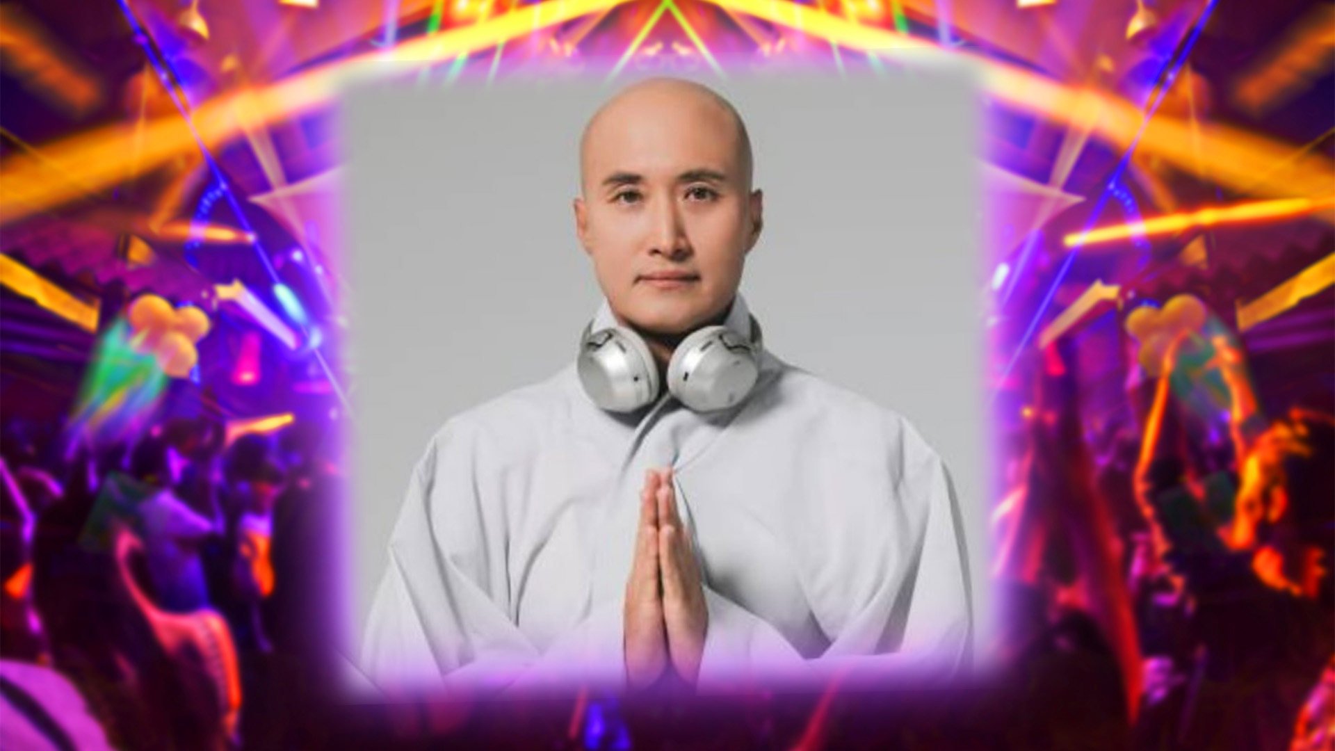 A self-proclaimed Monk DJ from South Korea has sparked outrage within the Malaysian Buddhist community by guiding club-goers in a dance inspired by Buddha. Photo: SCMP composite/Shutterstock/Instagram