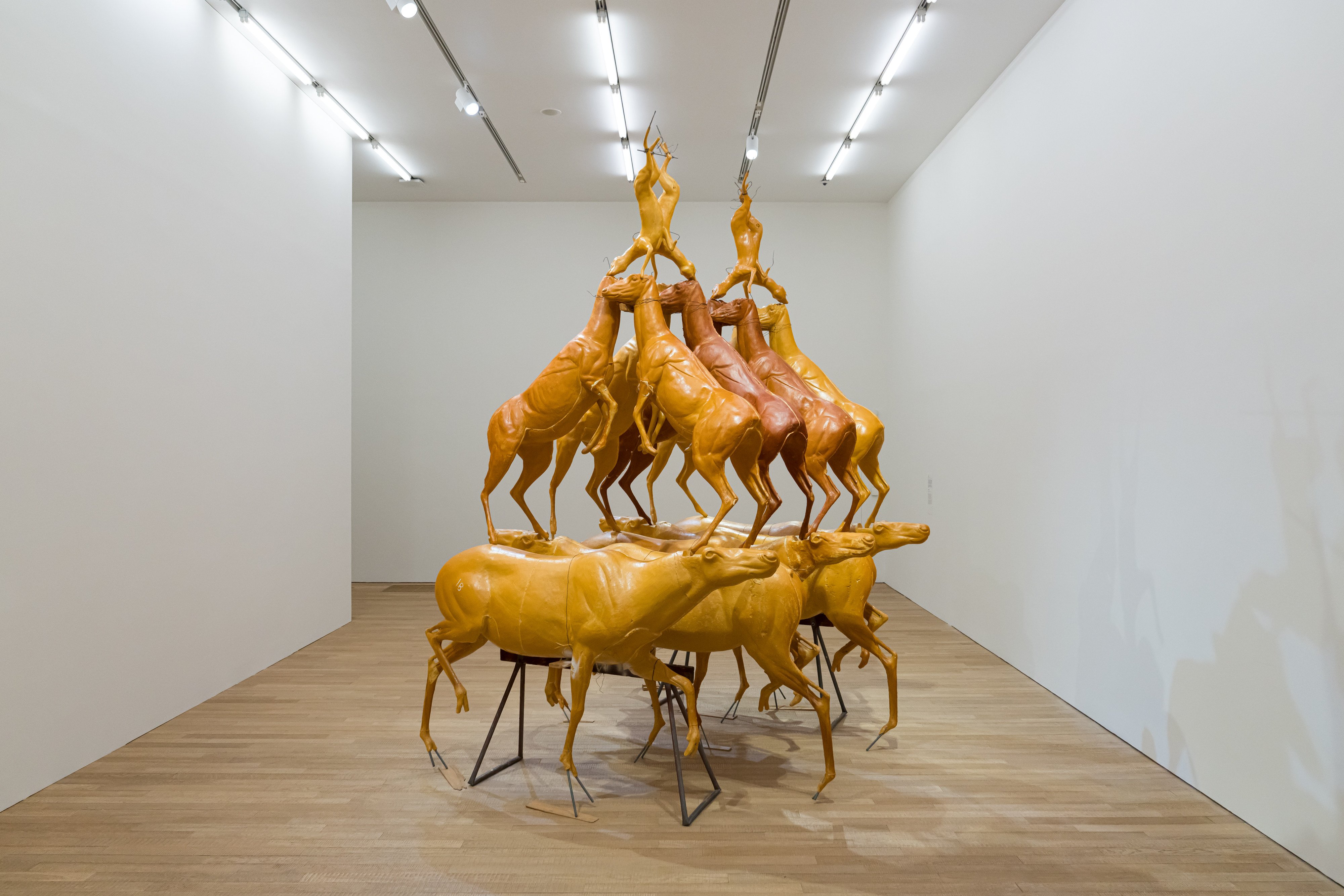 Bruce Nauman’s Animal Pyramid (1989), property of Pinault Collection. Photo: Jimmy Ho/courtesy of Tai Kwun