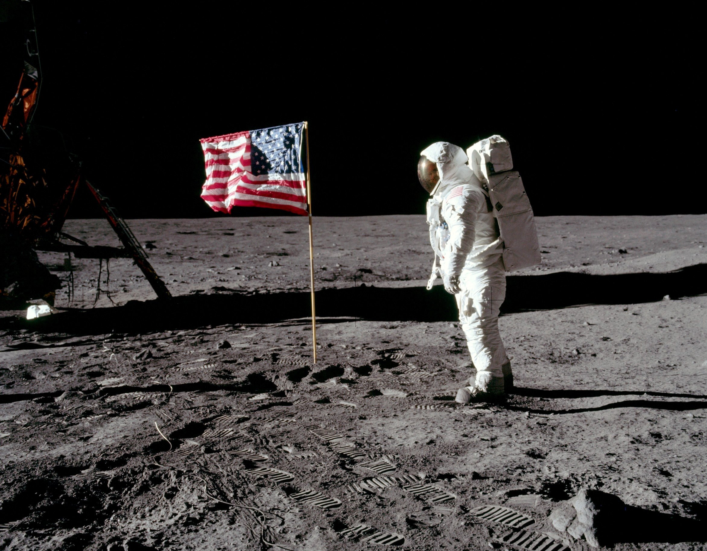 The China Association for Science and Technology has urged doubters of the 1969 moonwalk to “seek truth from facts”. Photo: Nasa/Reuters