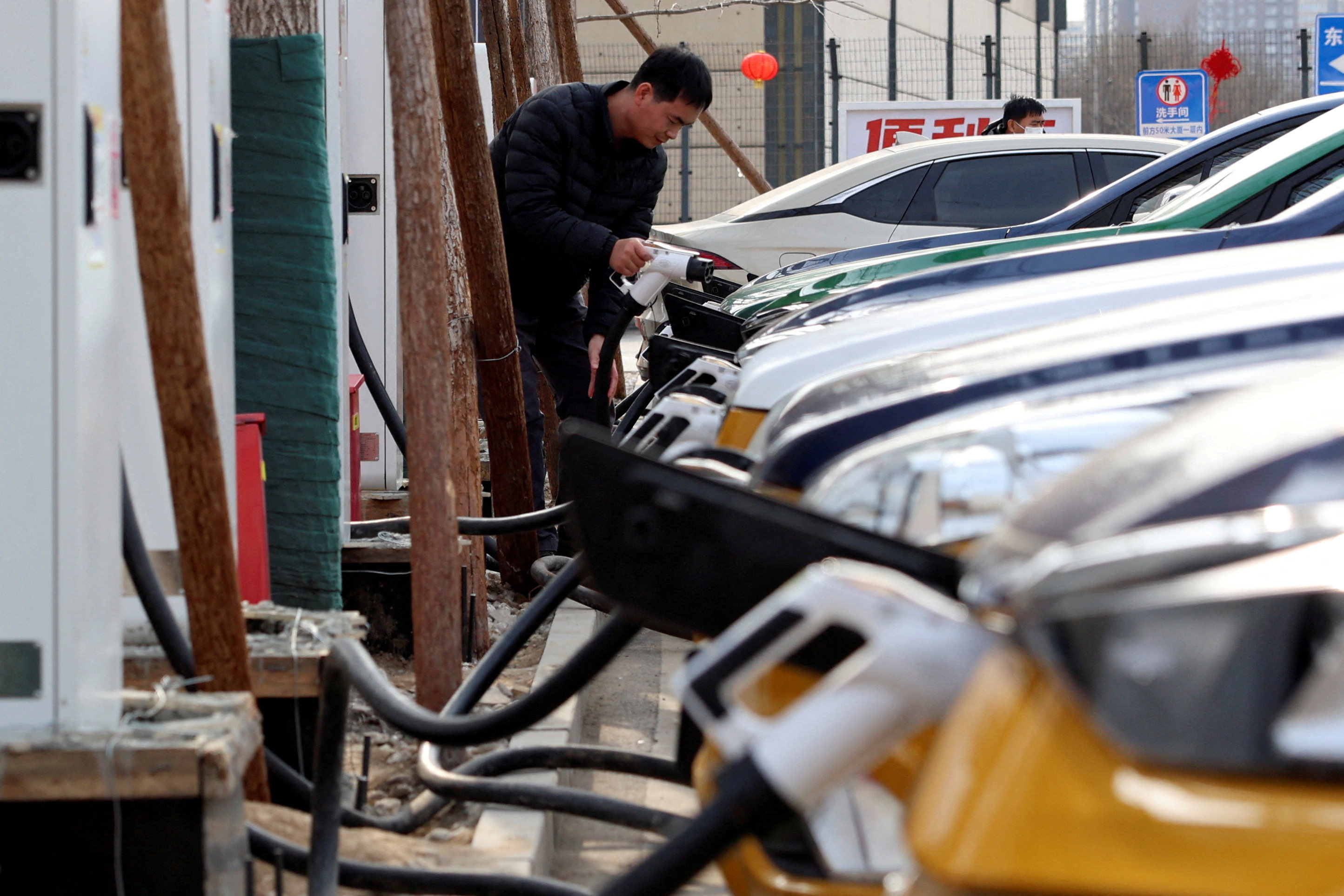 Beijing is flooding global markets with underpriced Chinese electric vehicle exports, US President Joe Biden says. Photo: Reuters