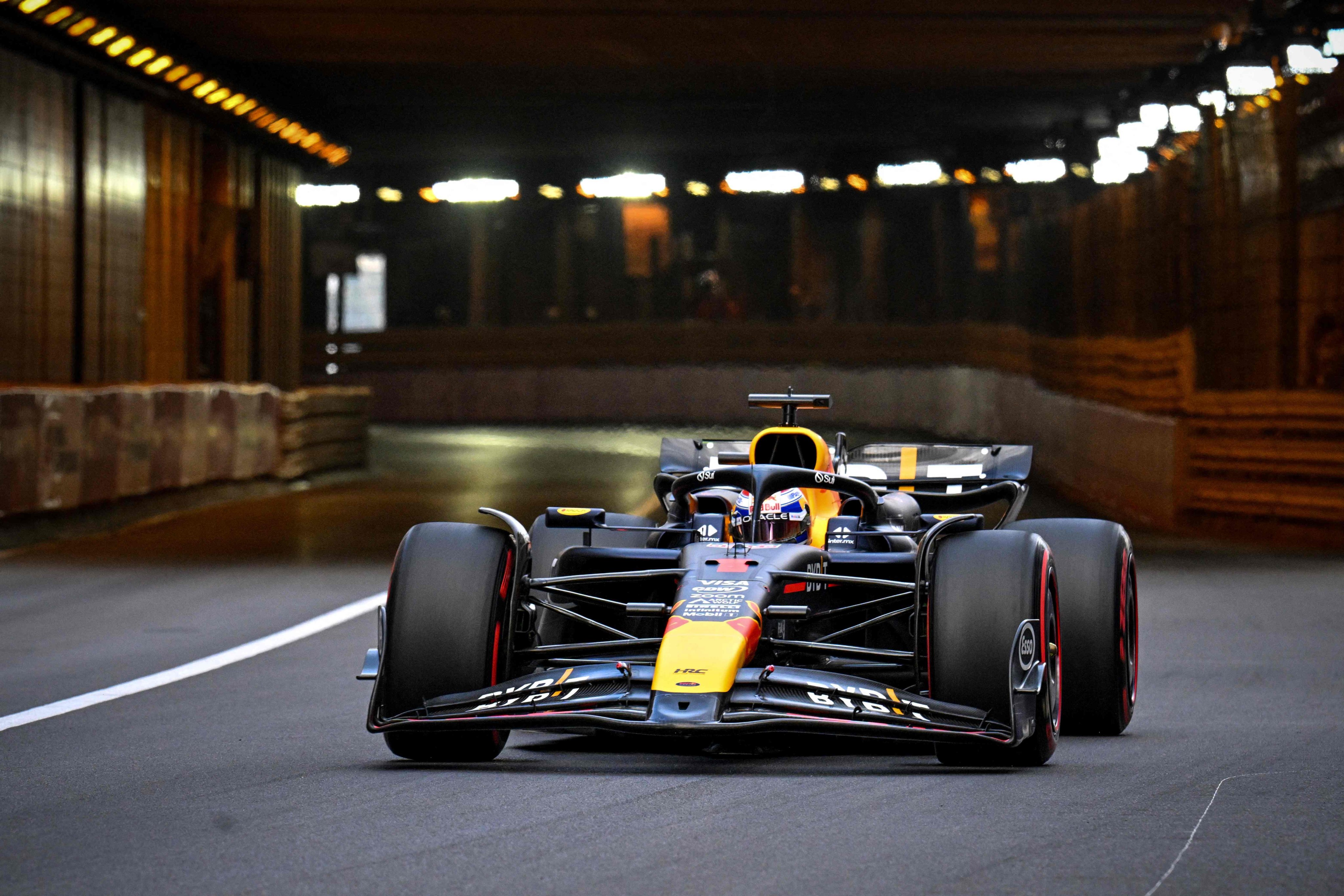 Red Bull driver Max Verstappen finished fourth in the opening practice at Monaco. Photo: AFP