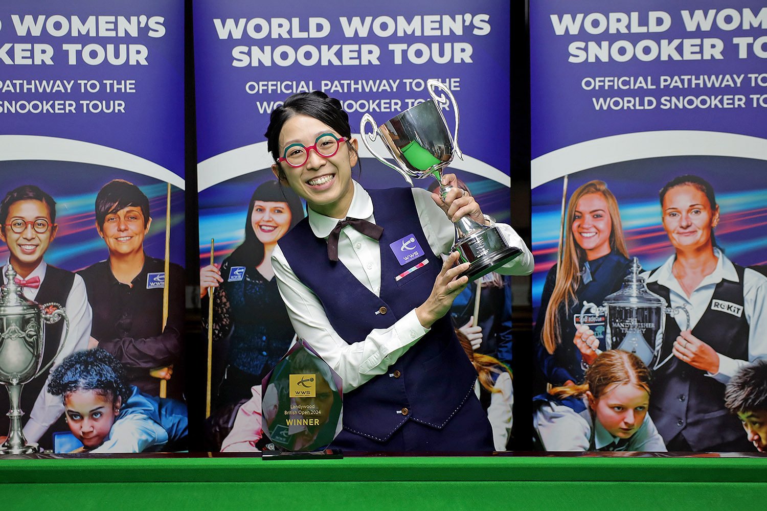 Ng On-yee won her third ranking title this season on Sunday at the British Open. Photo: Handout