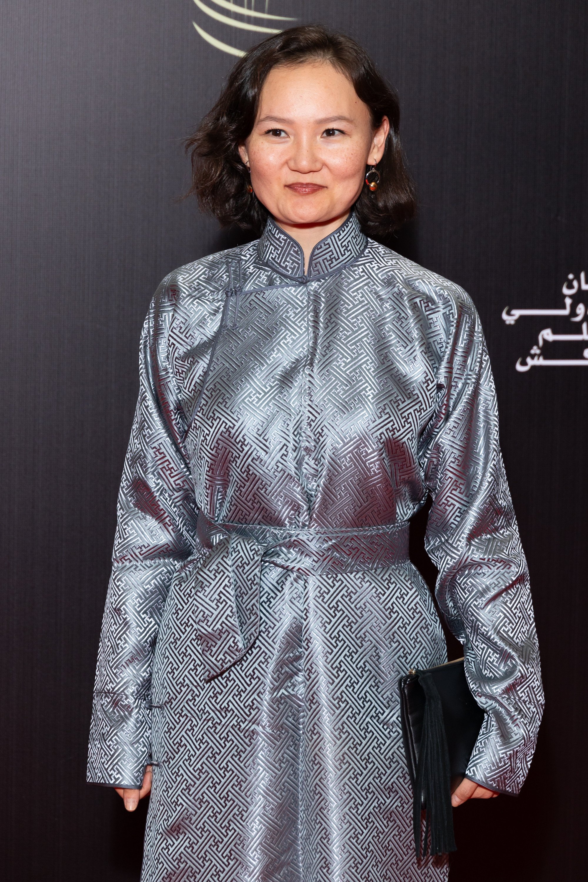 Lkhagvadulam Purev-Ochir on the red carpet at the 20th Marrakech International Film Festival in Morocco. Photo: Getty Images