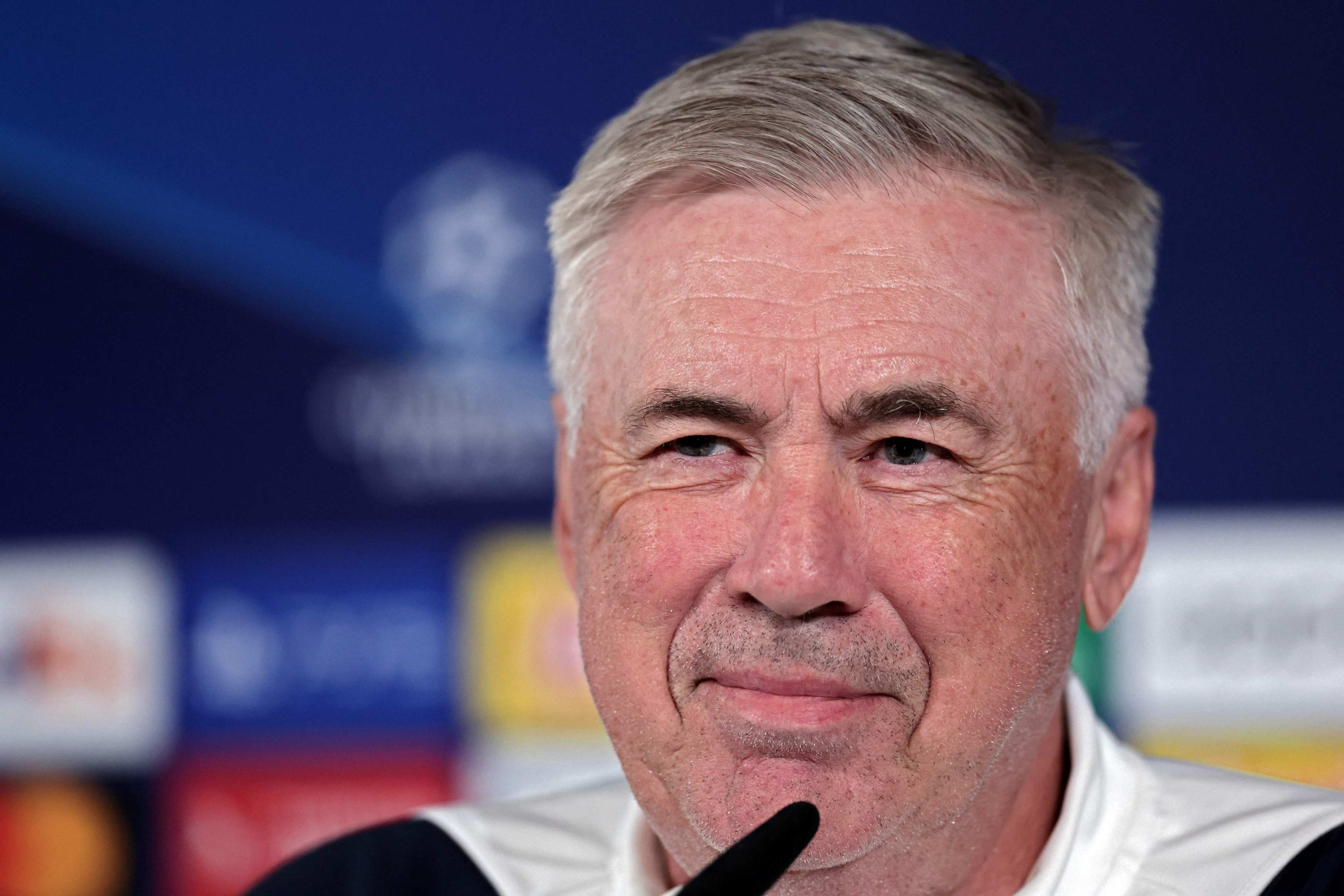Real Madrid’s Italian coach Carlo Ancelotti said, ahead of their Champions League final against Borussia Dortmund, that he had a lot of confidence in his team. Photo: AFP