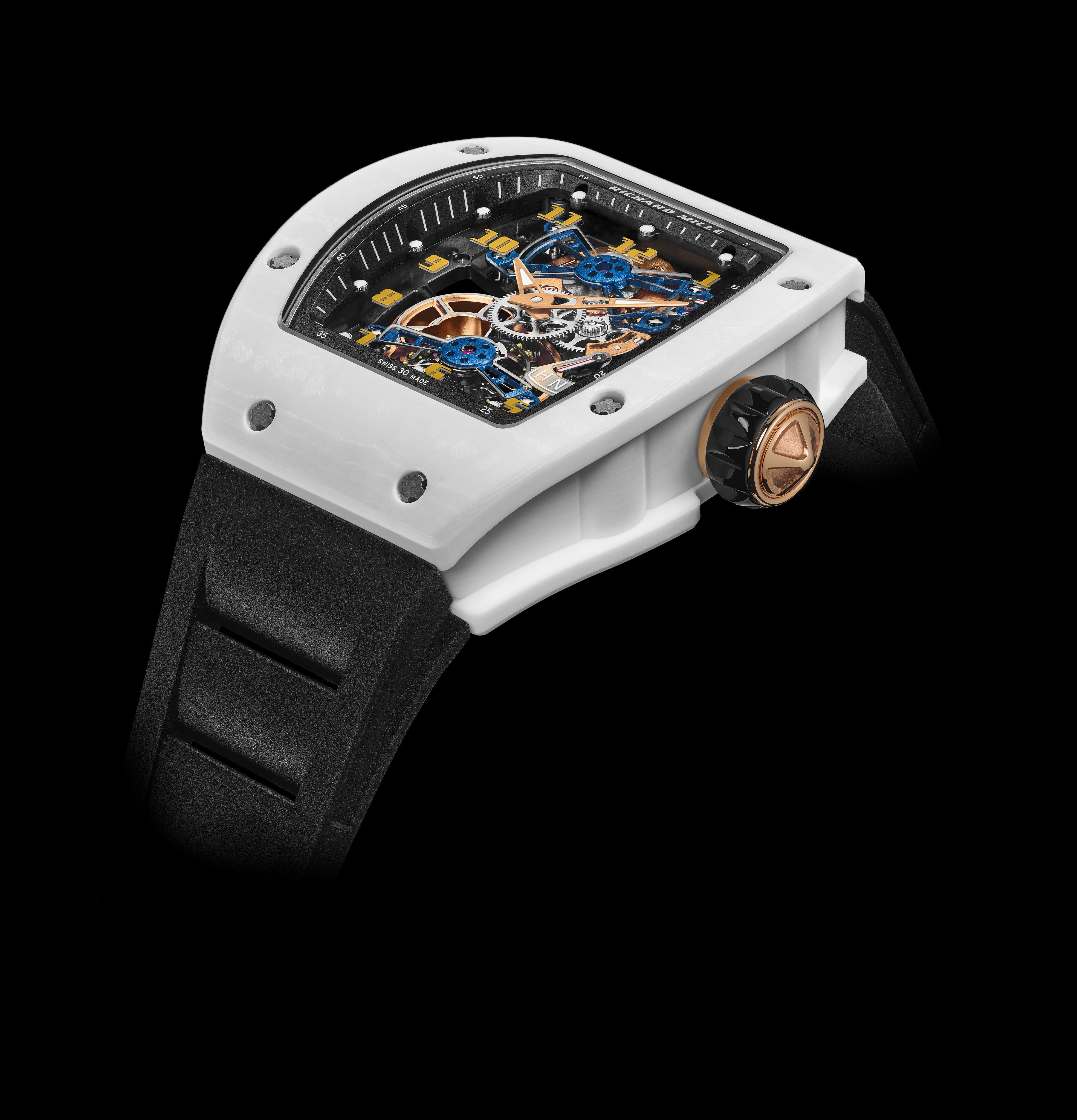 Swiss luxury watchmaker Richard Mille uses innovative materials, like the Quartz TPT featured on its latest RM 17-02 Manual Winding Tourbillon. Photo: Handout