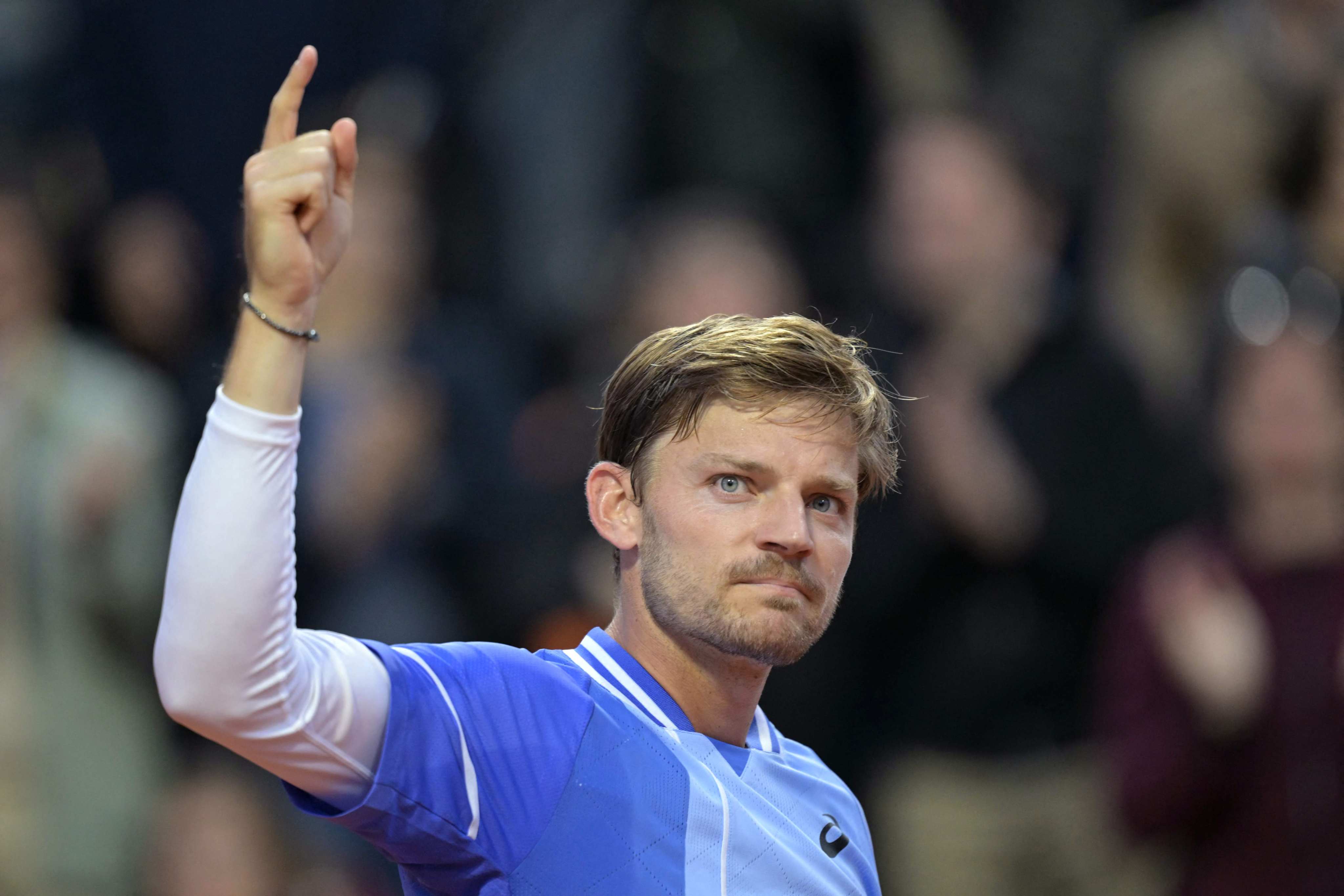 Belgium’s David Goffin says tennis is becoming like football: “soon there will be smoke bombs, hooligans and there will be fights in the stands”. Photo: AFP