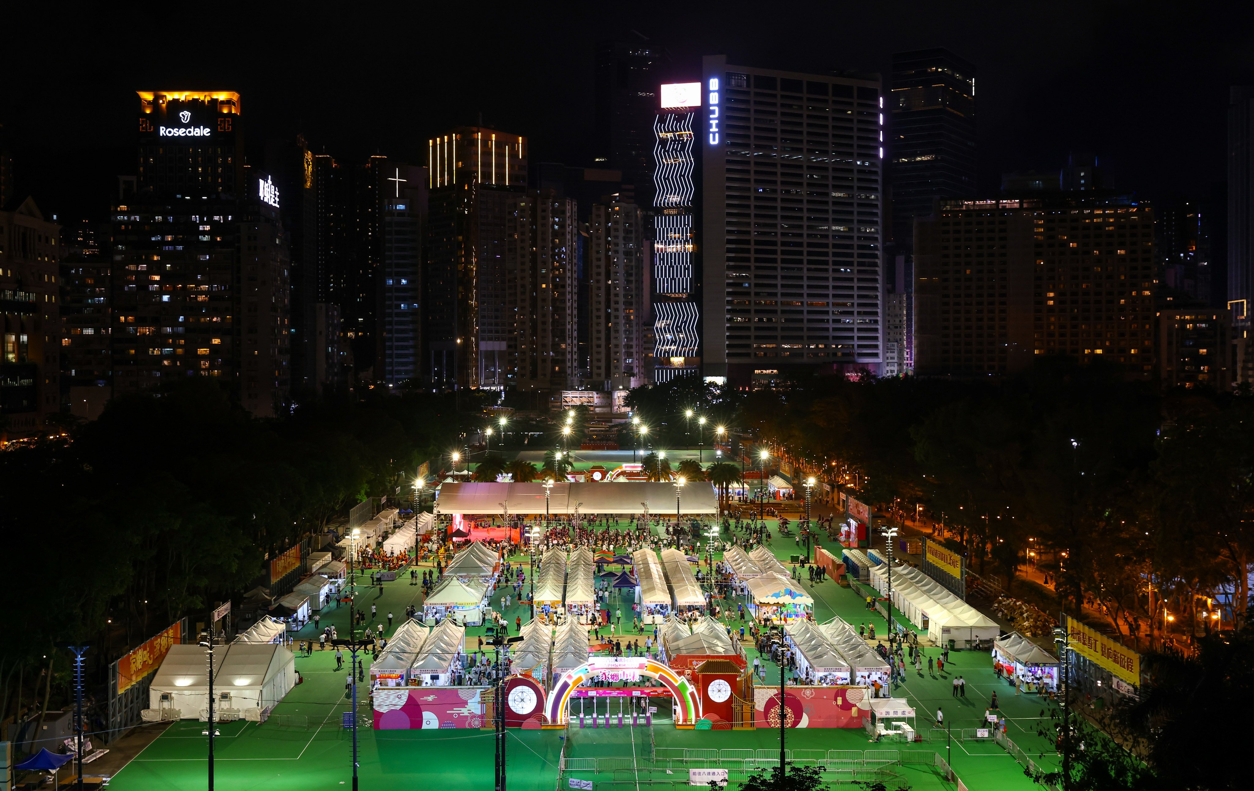 Victoria Park on June 4  in 2022. Every year on June 4, the park hosted a gathering commemorating the victims of the Tiananmen Square crackdown, but the event has been banned in recent years. Photo: Dickson Lee