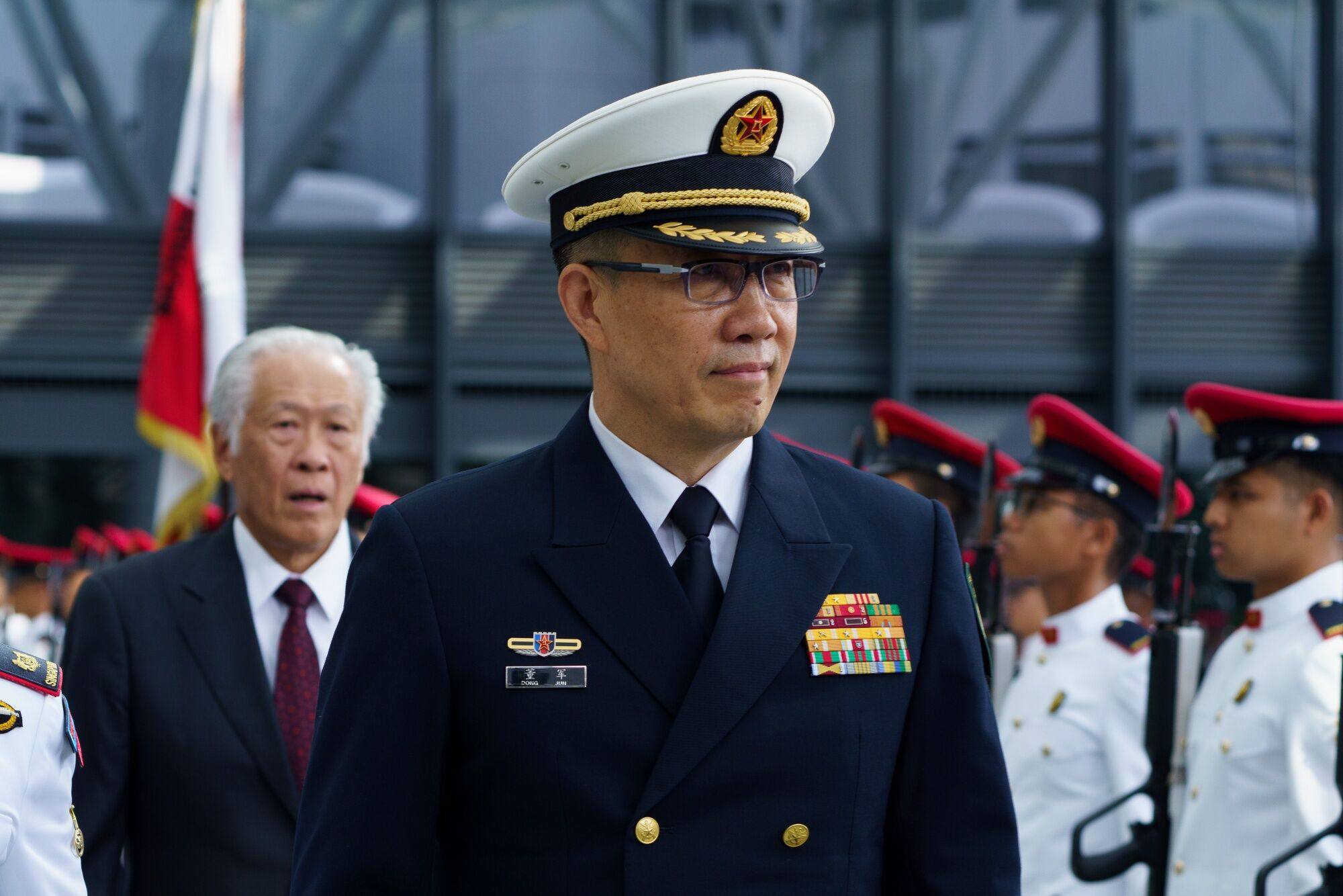 China’s Defence Minister Dong Jun visits Singapore to attend the Shangri-La Dialogue, where he is expected to meet his American counterpart Lloyd Austin. Photo: Bloomberg