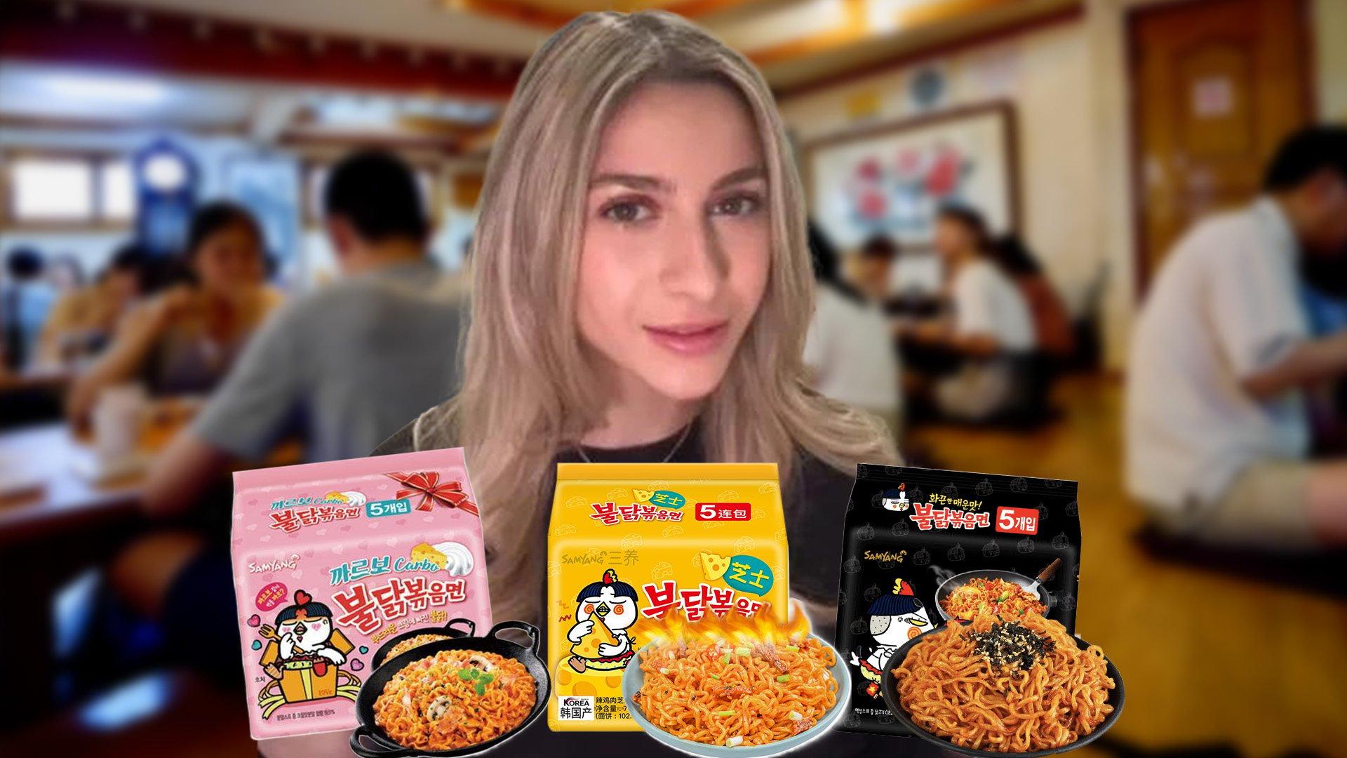 The hospitalisation of a US-based influencer after eating Korean Buldak fire noodles has thrust the product into the international spotlight. The Post explains what all the fuss is about. Photo: SCMP composite/Shutterstock/Taobao/Weibo