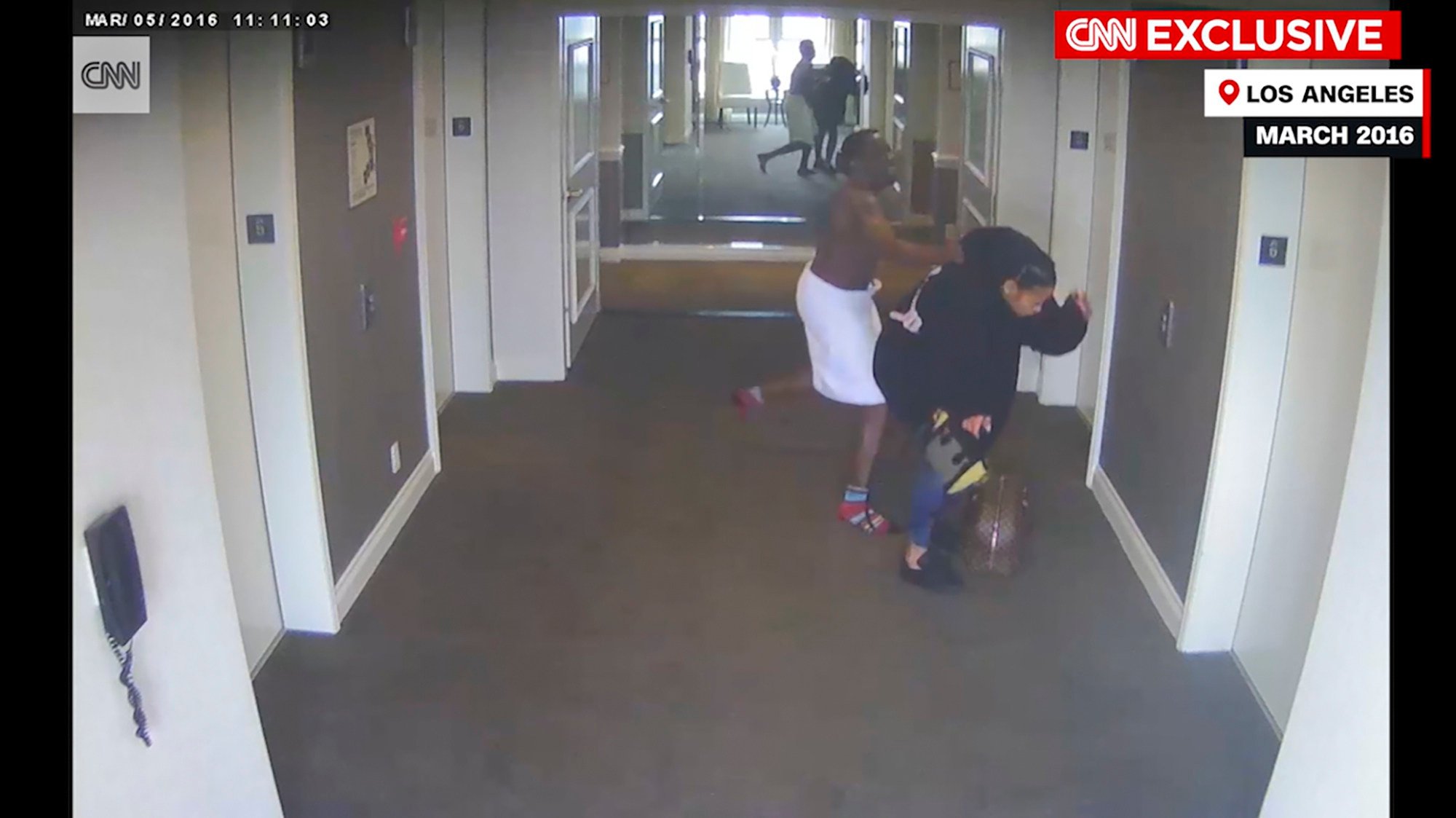 This frame grab taken from hotel security camera video and aired by CNN appears to show Sean “Diddy” Combs attacking singer Cassie in a Los Angeles hotel hallway in 2016. China had laws against domestic violence over 2,000 years ago, but they favoured the man. Photo: CNN via AP