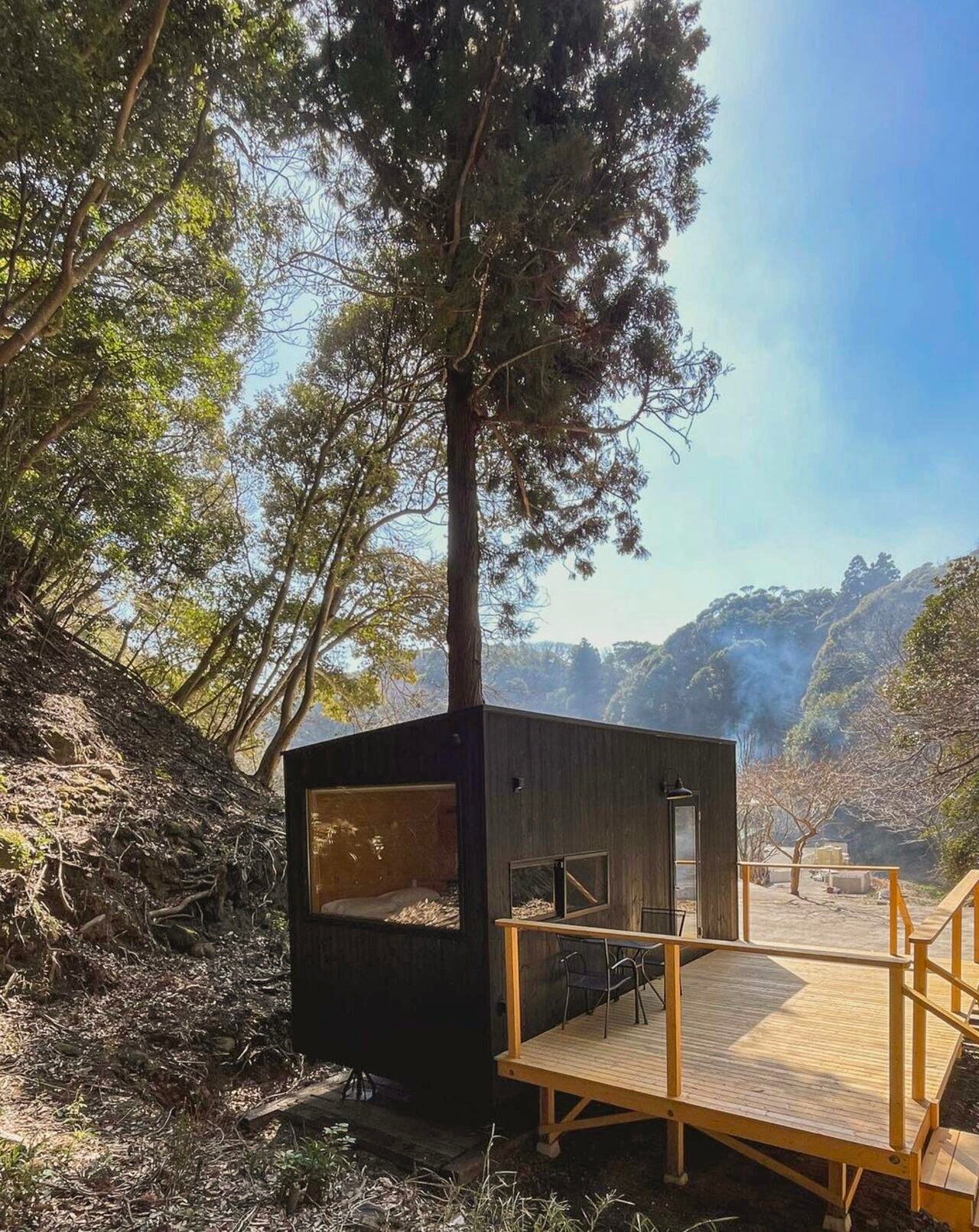 The cabin in Katsuura sits against a backdrop of lush greenery and pristine beaches and is part of an innovative initiative to breathe new life into Japan’s forgotten properties. Photo: SCMP Handout