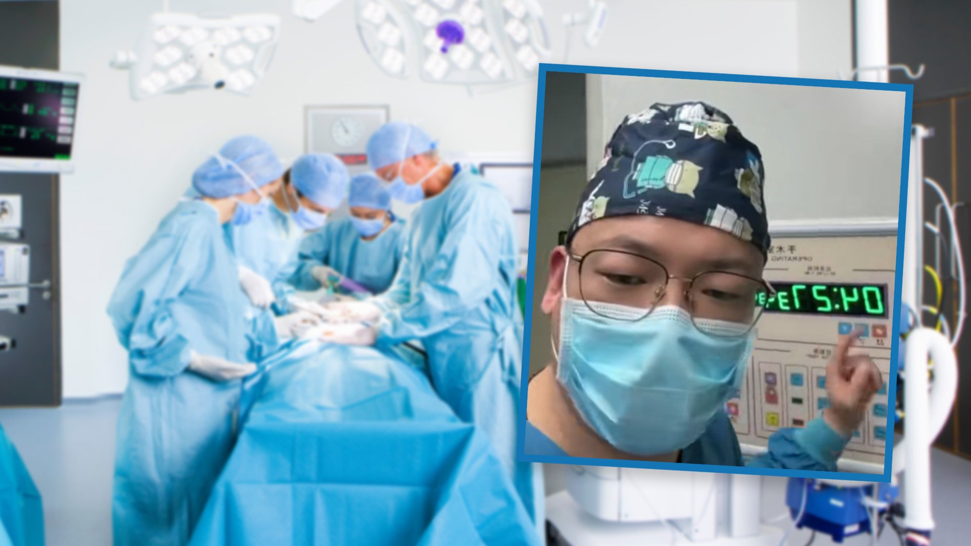 A doctor online influencer in China has been banned for staging fake operations on social media to boost his online profile. Photo: SCMP composite/Shutterstock/Douyin

