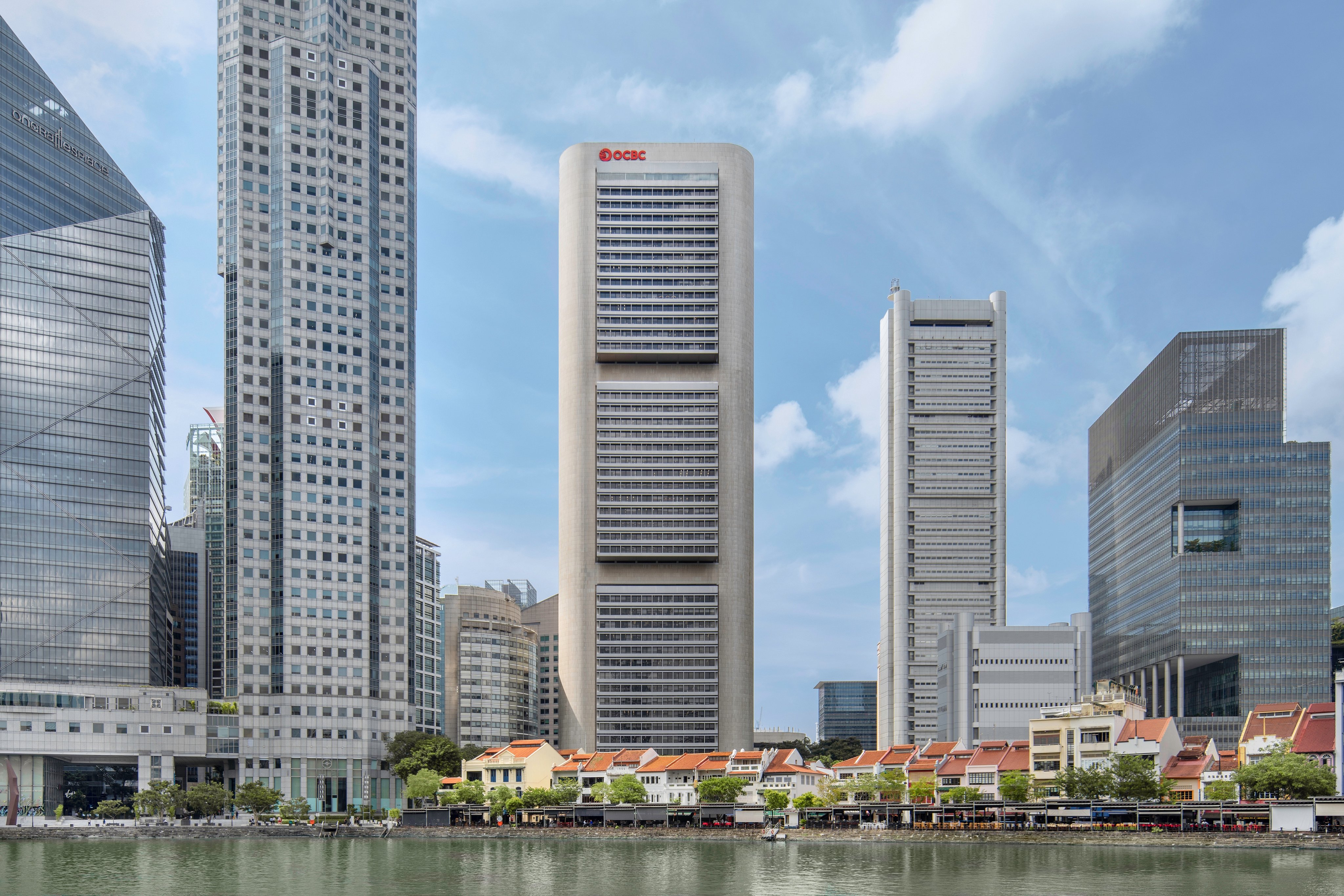 OCBE Centre, the headquarters of OCBC Group, was designed by architect I. M. Pei. Photo: Handout