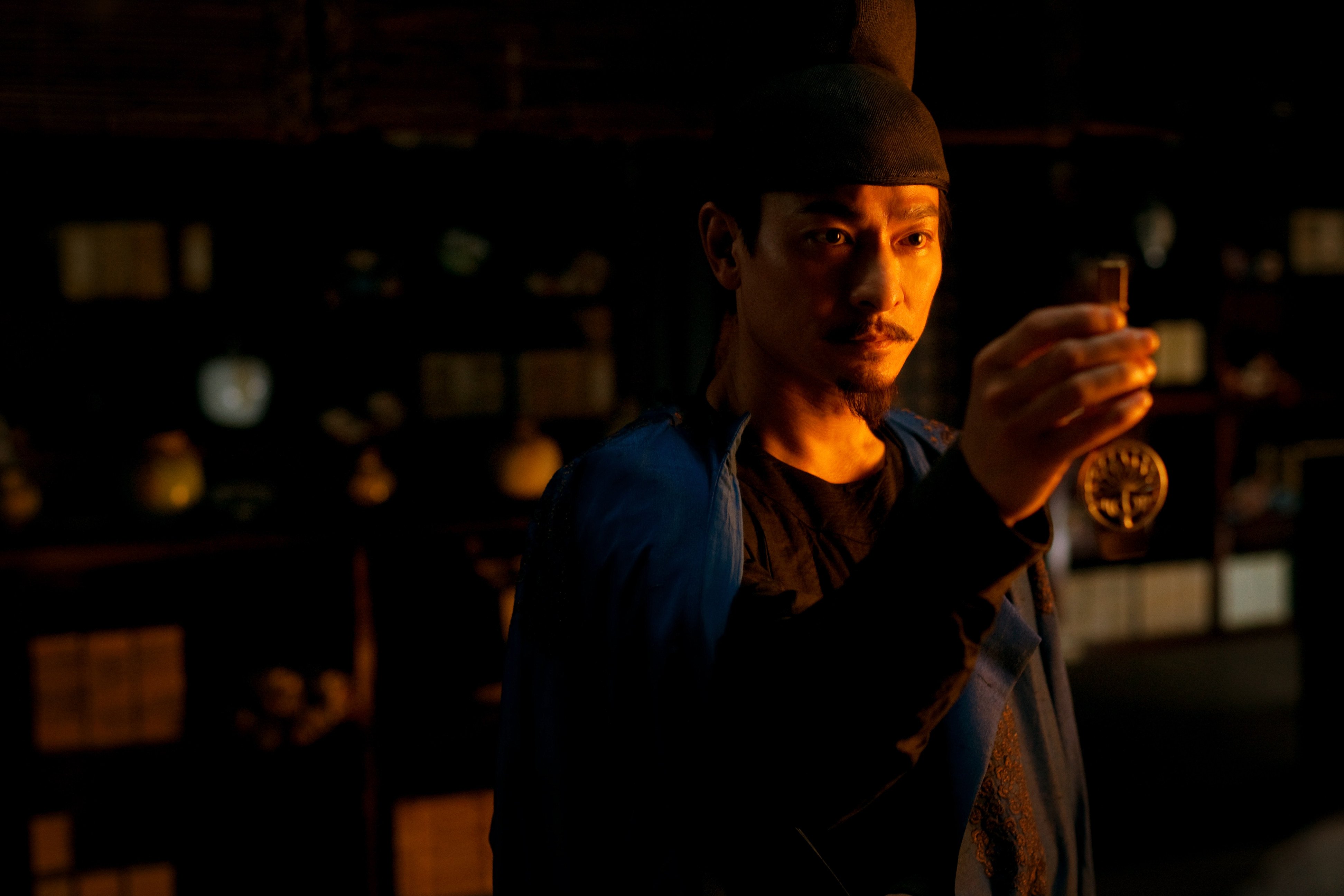 Andy Lau as Di Renjie in a still from Detective Dee and the Mystery of the Phantom Flame.