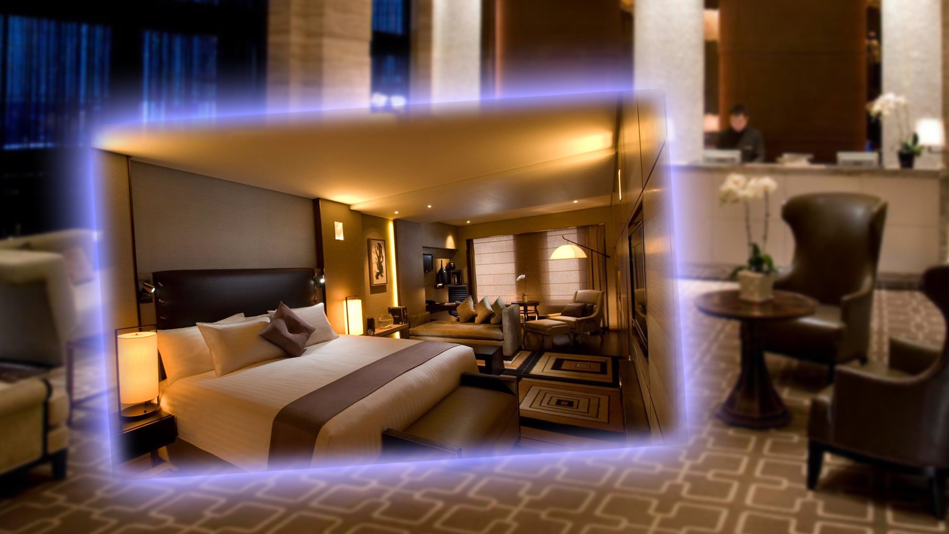 A top hotel in China’s capital has come under scrutiny after it imposed a fine on a VIP guest after surveillance footage showed he did not stay in his room overnight, leading to suspicions that he had resold the room for a profit. Photo: SCMP composite/hilton.com.cn  