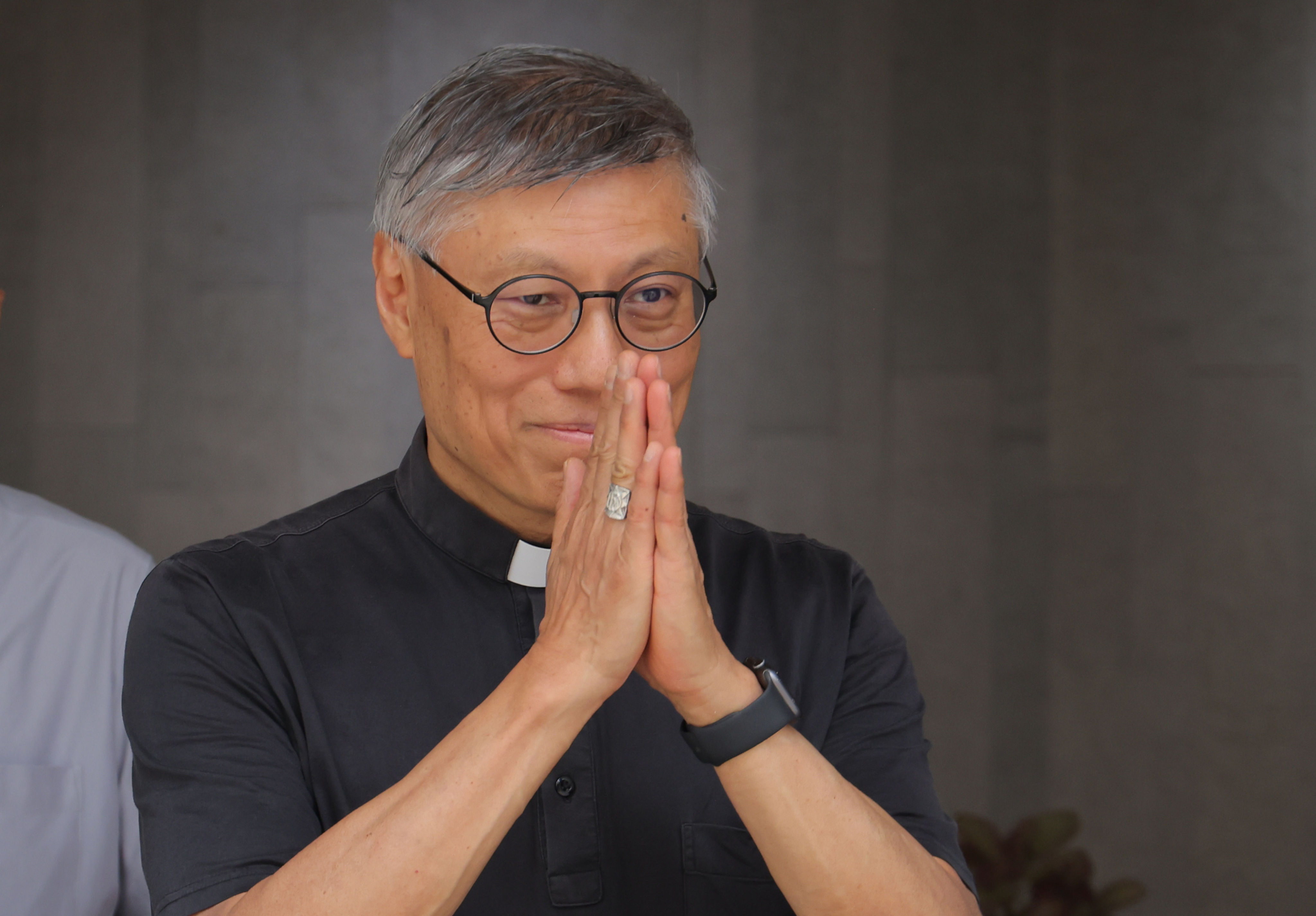 Stephen Chow, Hong Kong’s Catholic bishop, has called for forgiveness ahead of 35th anniversary of the Tiananmen Square crackdown. Photo: Jelly Tse