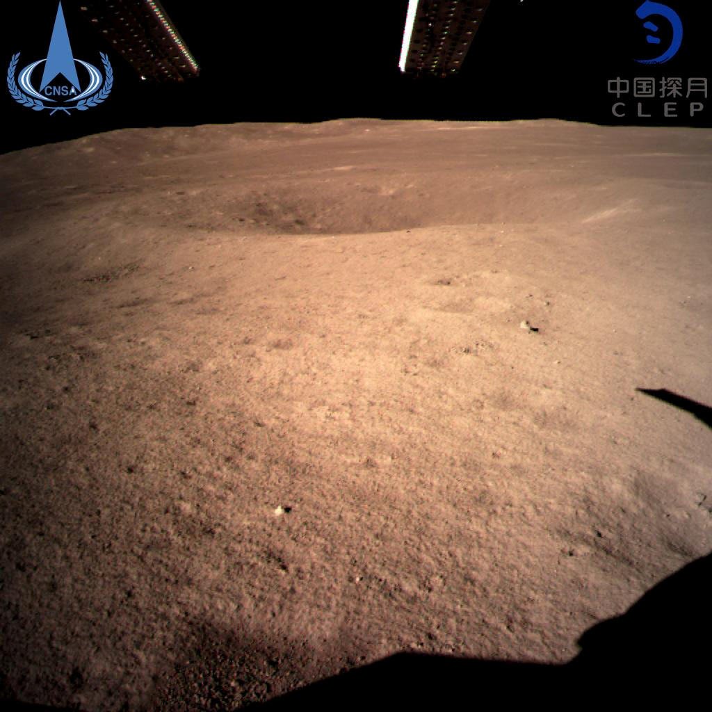 The probe will be the first to take samples from the far side of the moon, seen in this image from the Chang’e-4 mission. Photo: China National Space Administration/CNS 