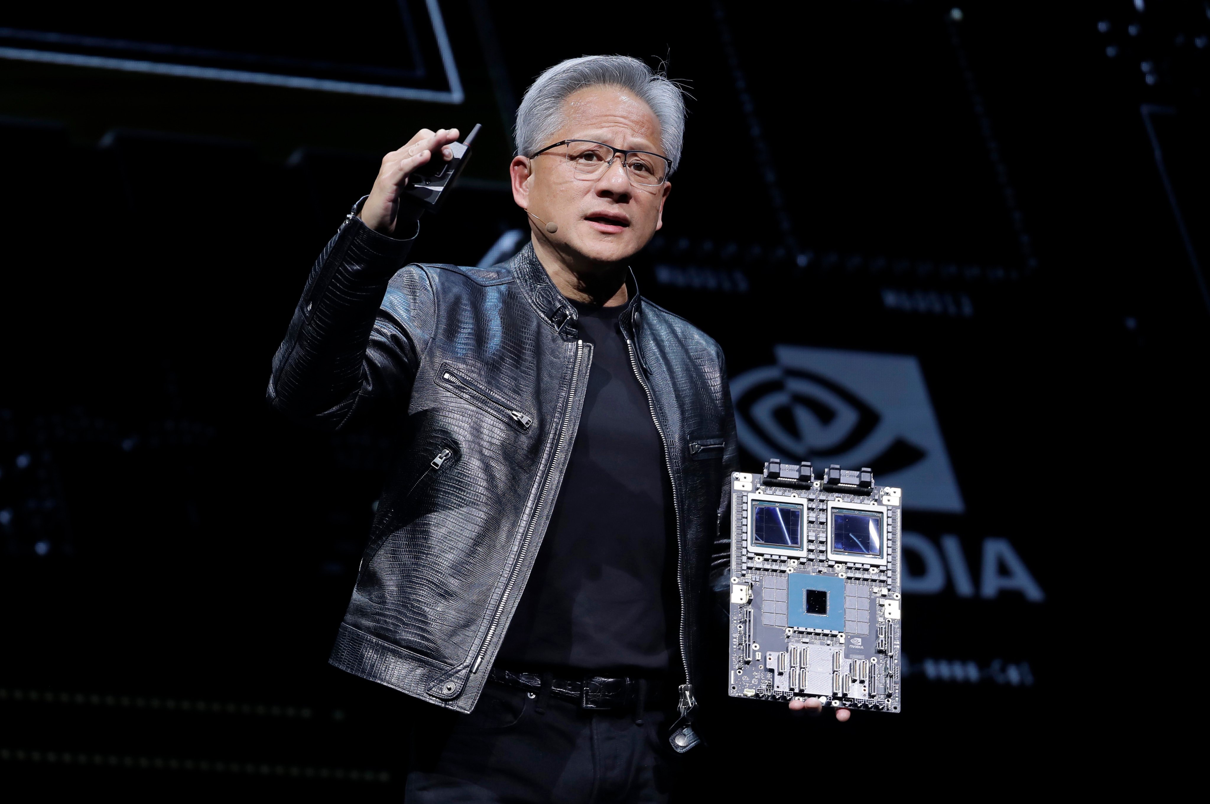 Nvidia founder and chief executive Jensen Huang provides an update on the markets where his company’s hardware and software products are being deployed. Photo: AP