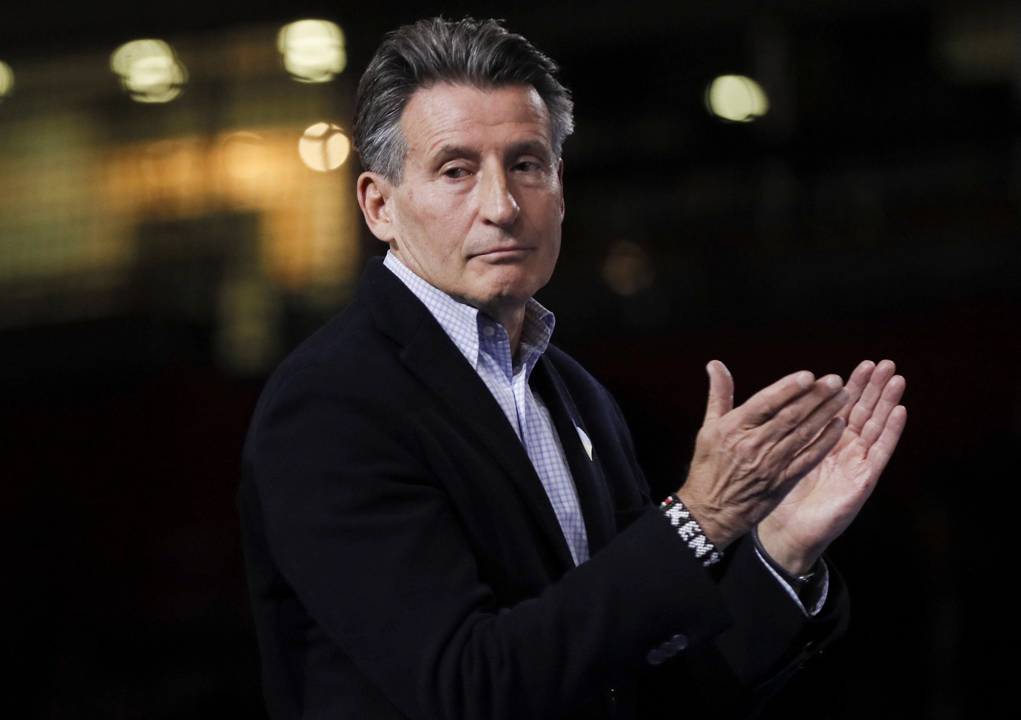 World Athletics president Sebastian Coe. Photo: EPA-EFE