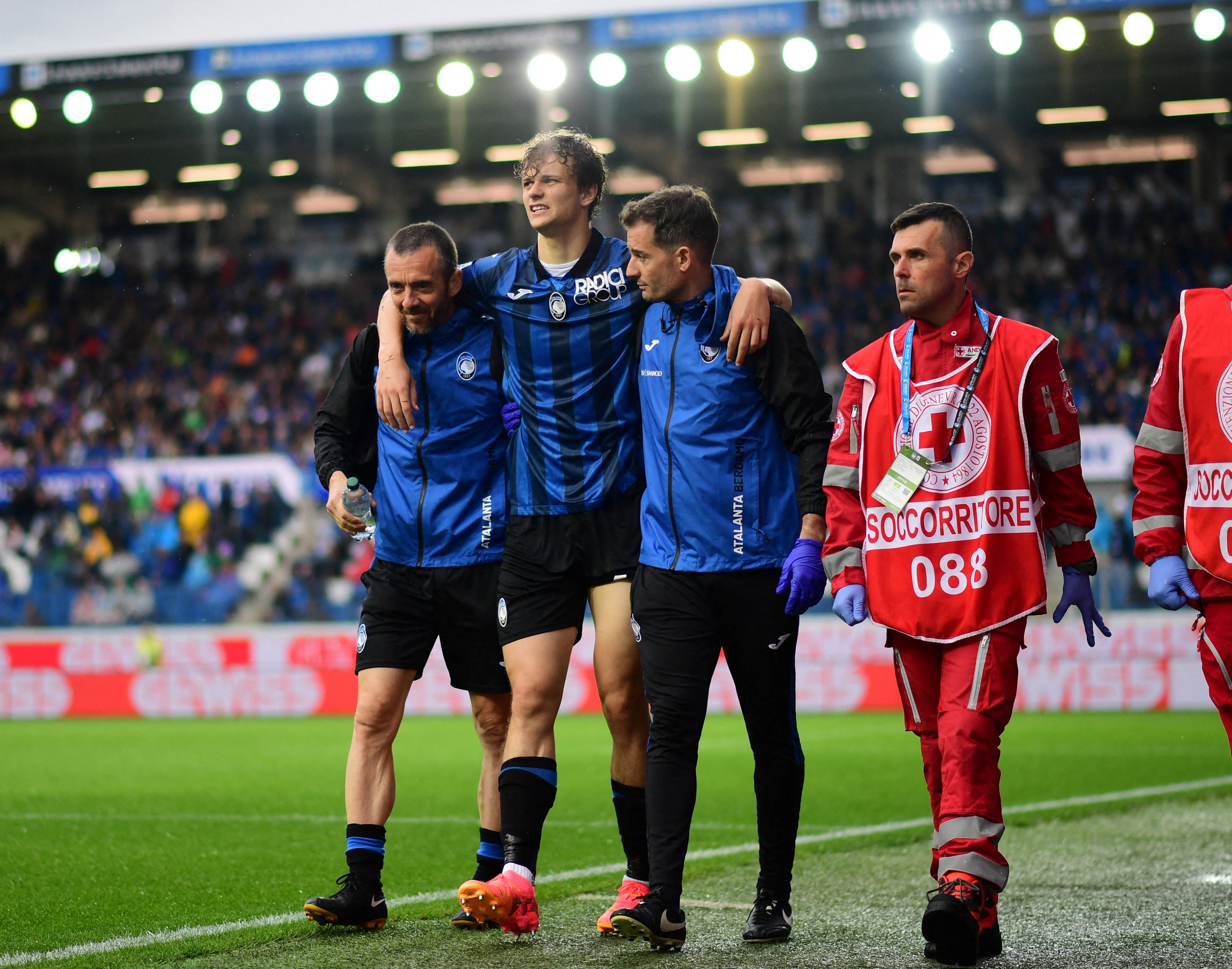 Italy will be without defender Giorgio Scalvini at Euro 2024 after he suffered an ACL tear with Atalanta. Photo: Reuters